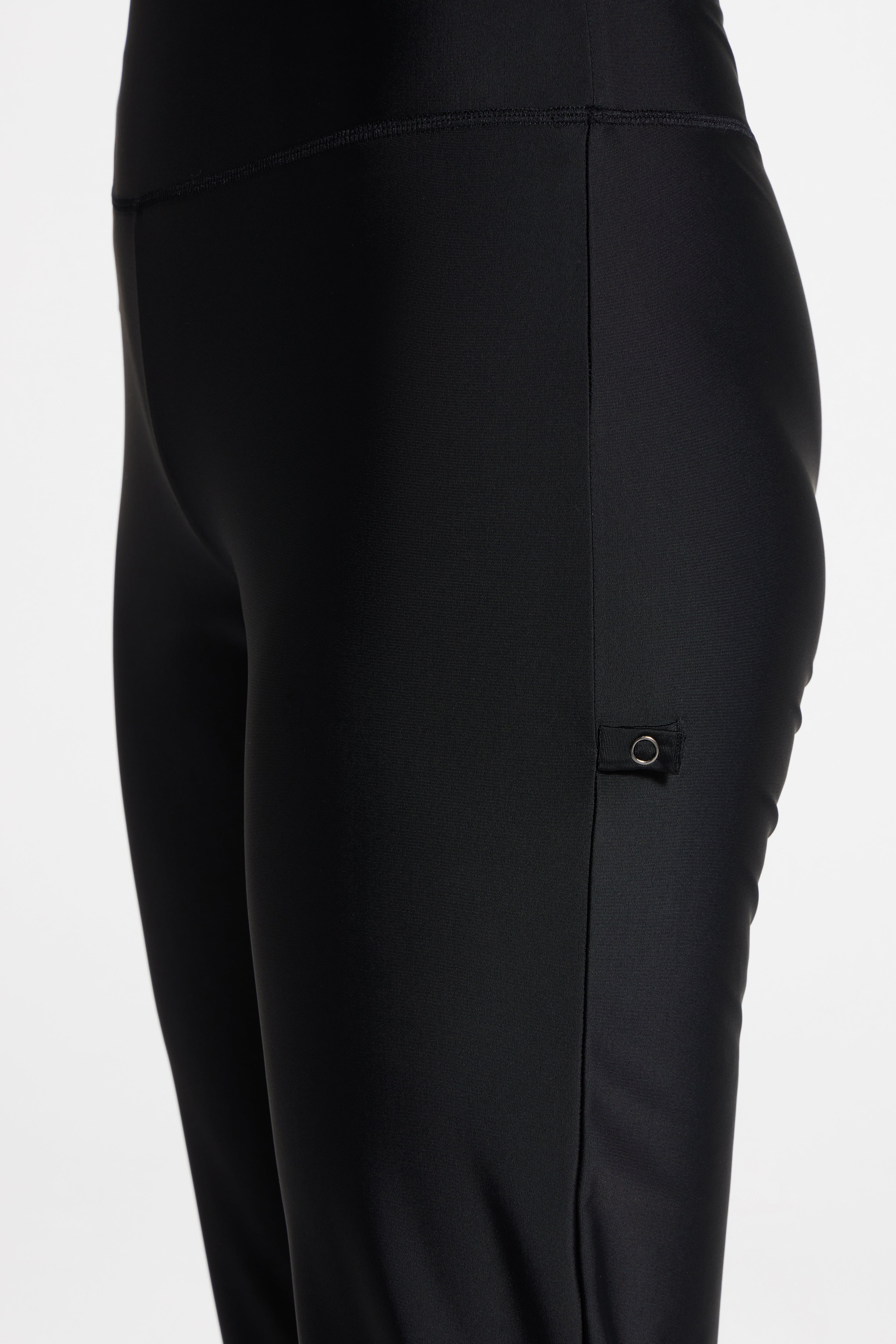 Straight Leg Swim Pants - Black Swim Veiled