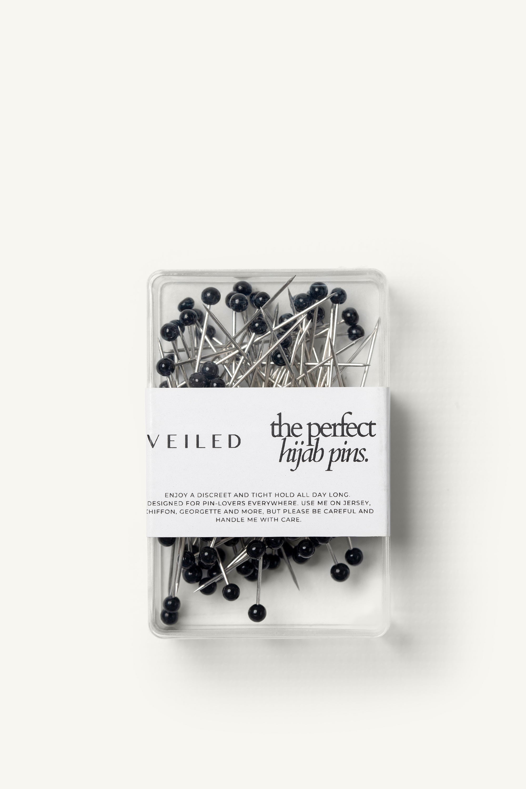 Straight Pins - Black Accessories Veiled Collection