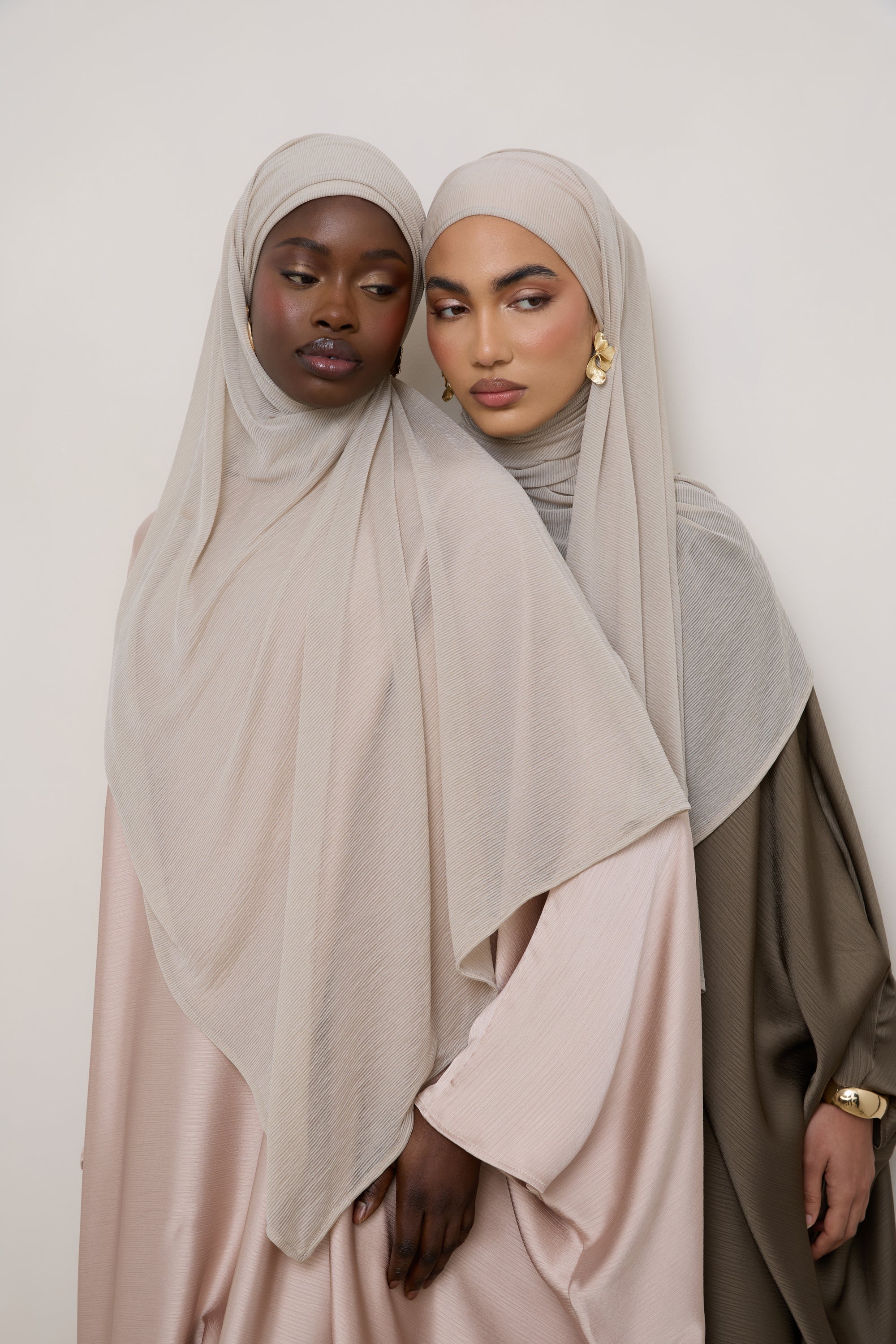 Stretch Stripe Hijab - Cloud Hijabs Veiled