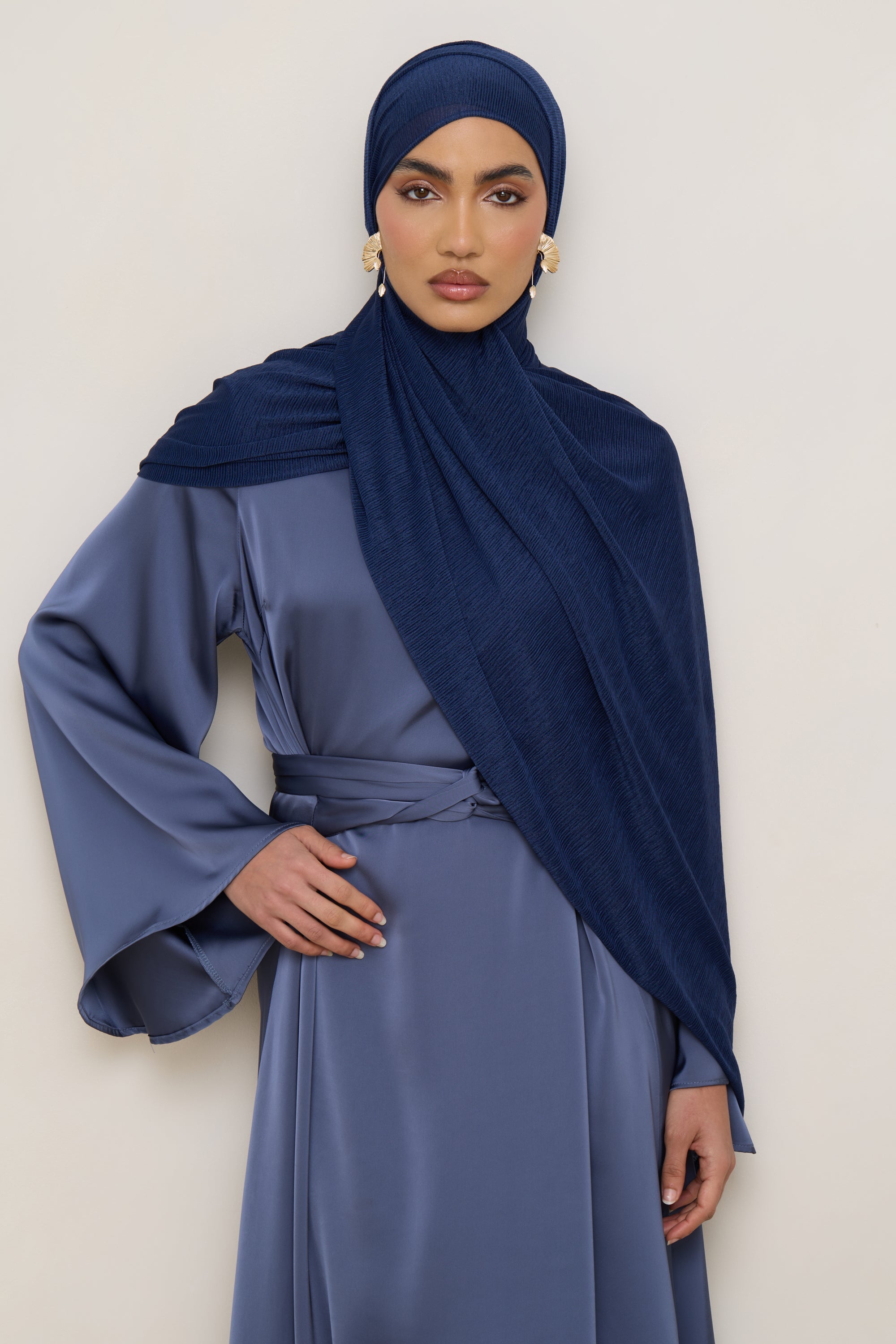 Stretch Stripe Hijab - Twilight Hijabs Veiled