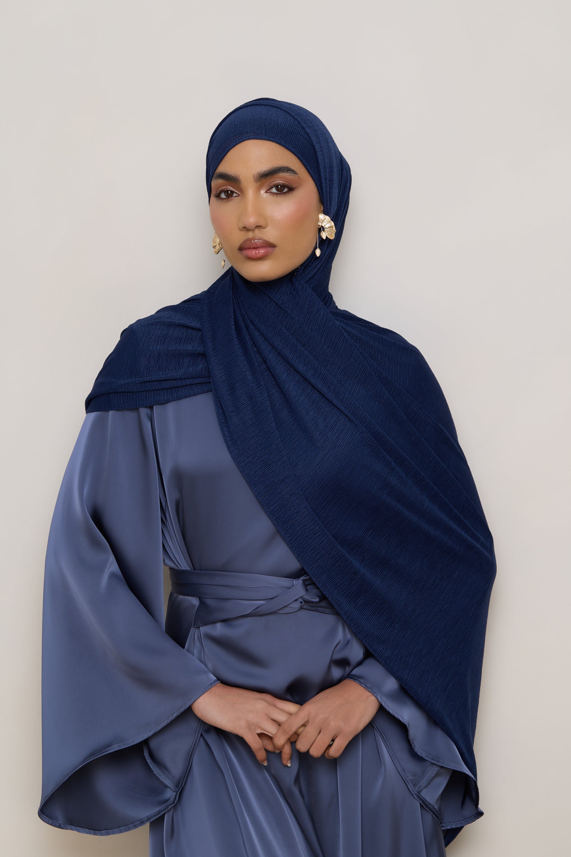 Stretch Stripe Hijab - Twilight Hijabs Veiled