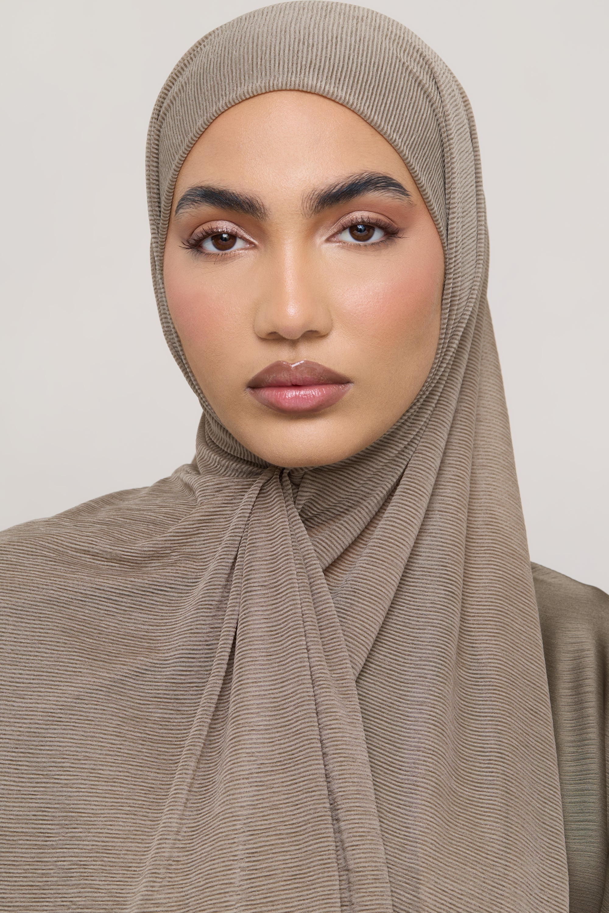 Stretch Stripe Hijab - Zaytoon Hijabs Veiled
