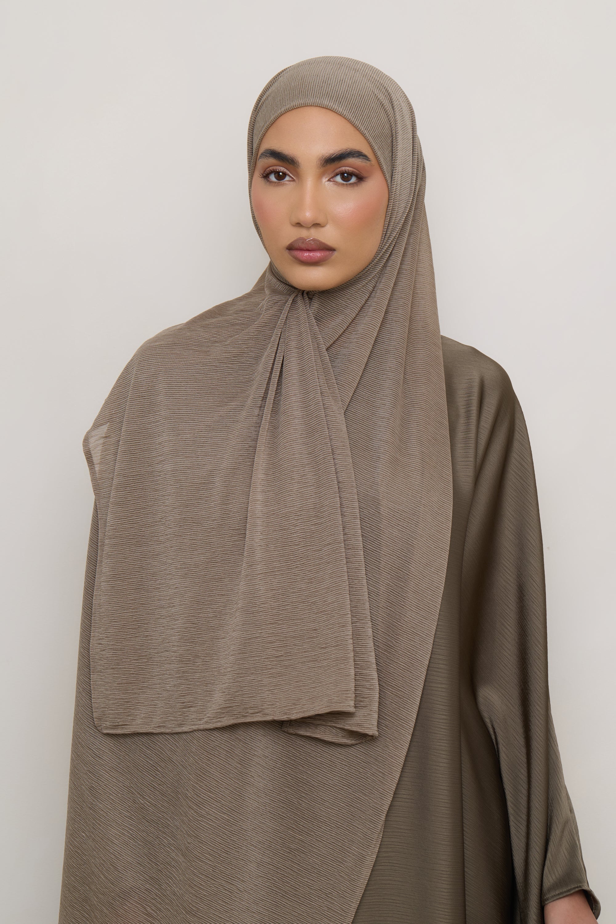 Stretch Stripe Hijab - Zaytoon Hijabs Veiled