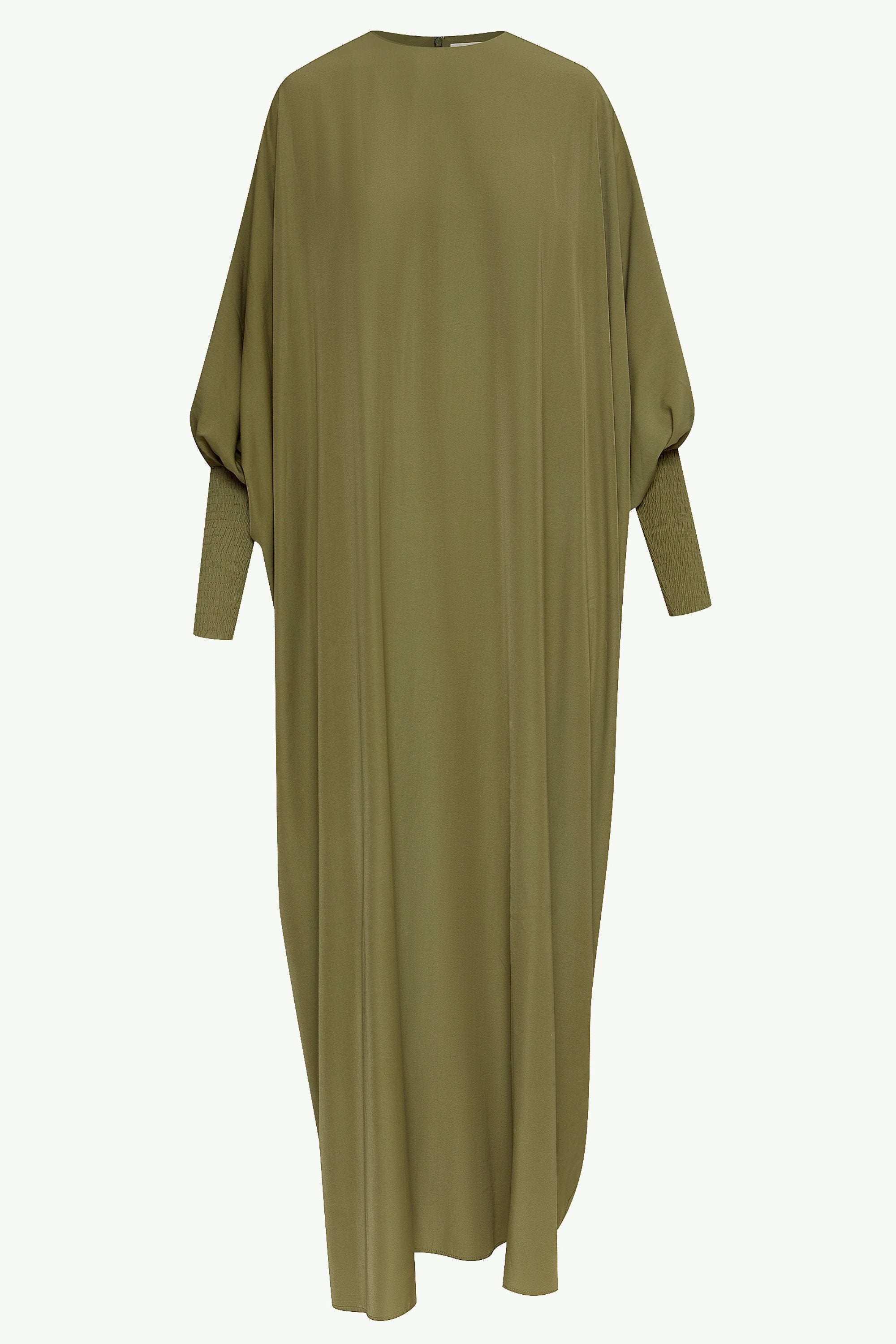 Suha Smocked Sleeve Kaftan - Sage Clothing Veiled 
