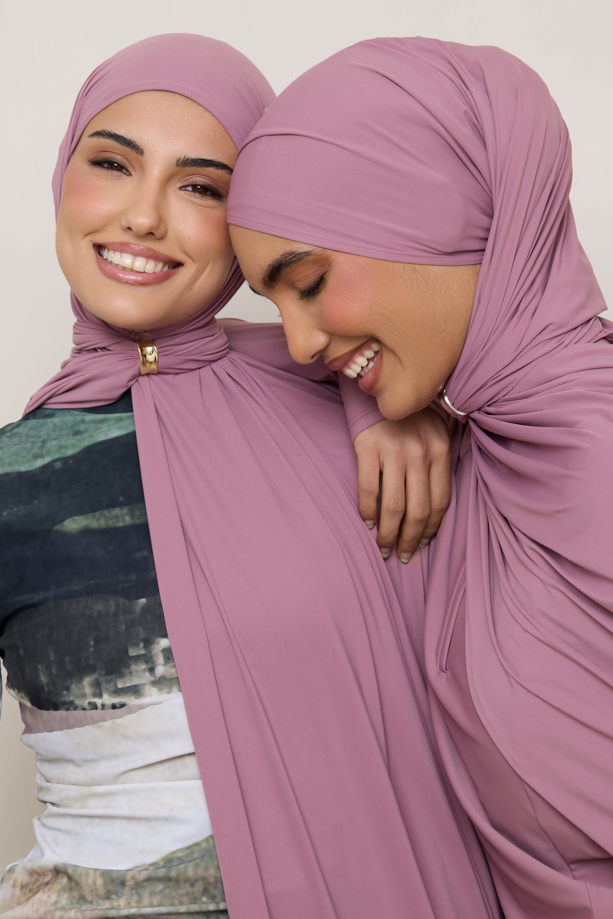 Swim Hijab & Cap Set - Wistful Mauve Swim Veiled