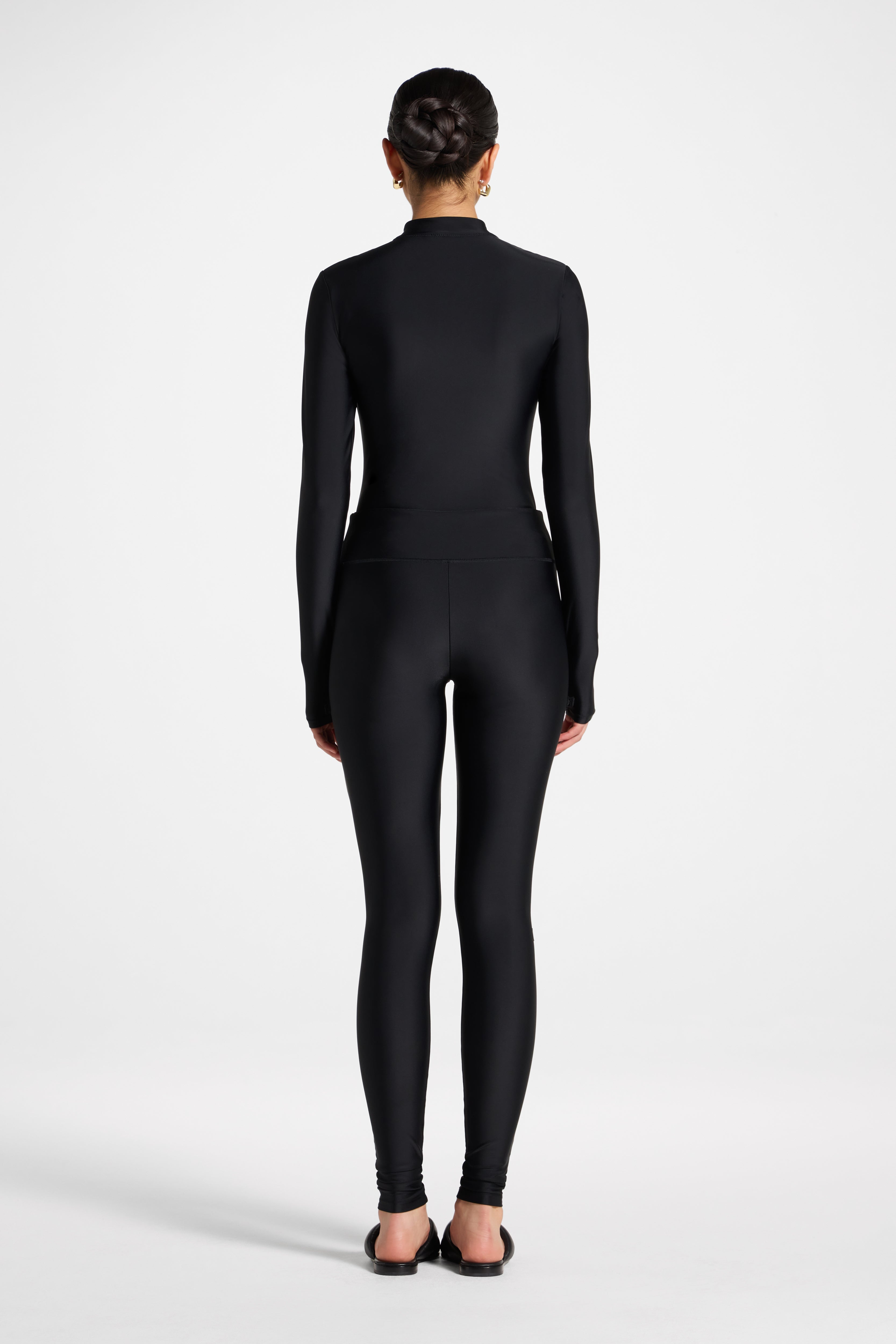Swim Leggings - Black Swim Veiled