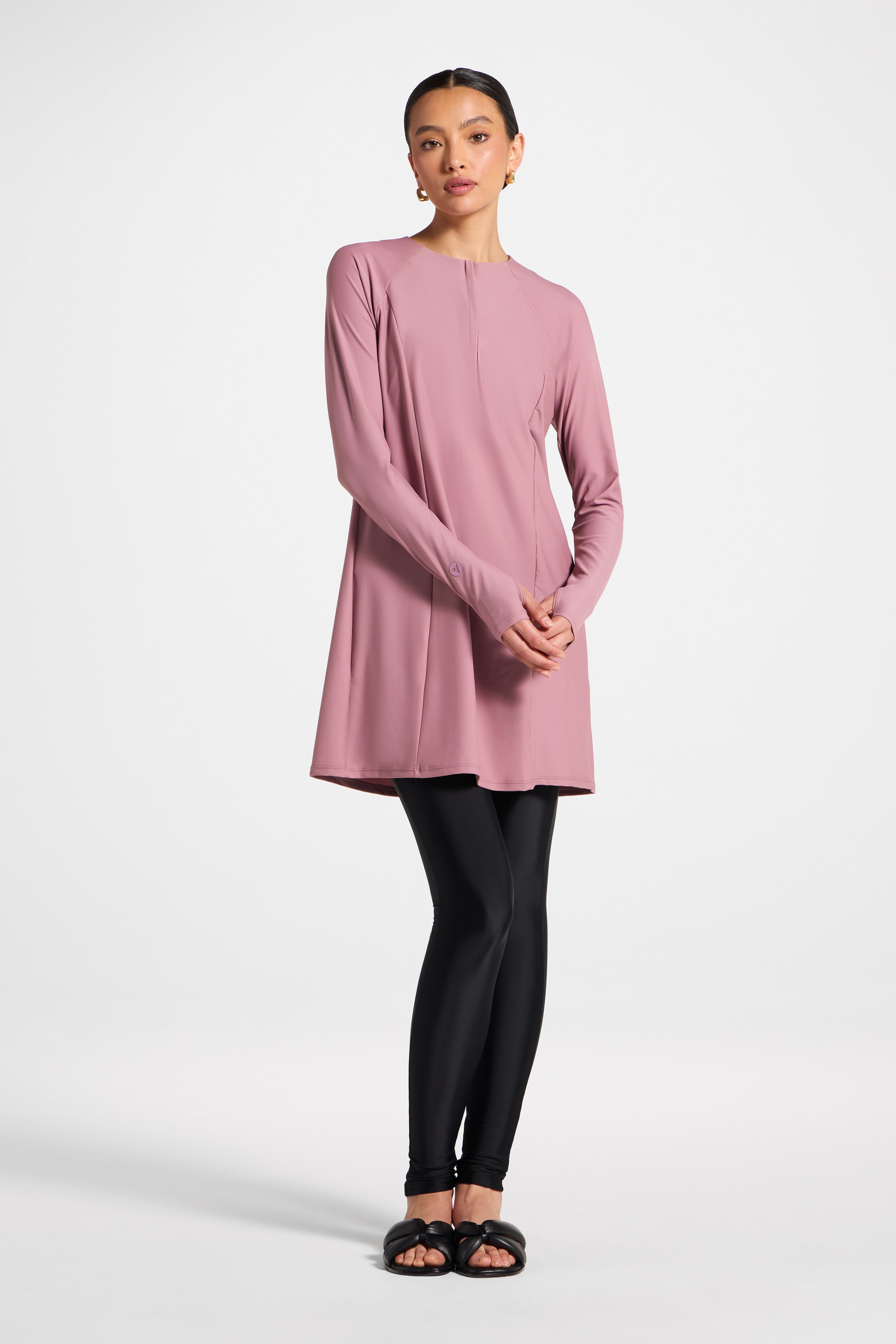 Swim Tunic - Wistful Mauve Swim Veiled