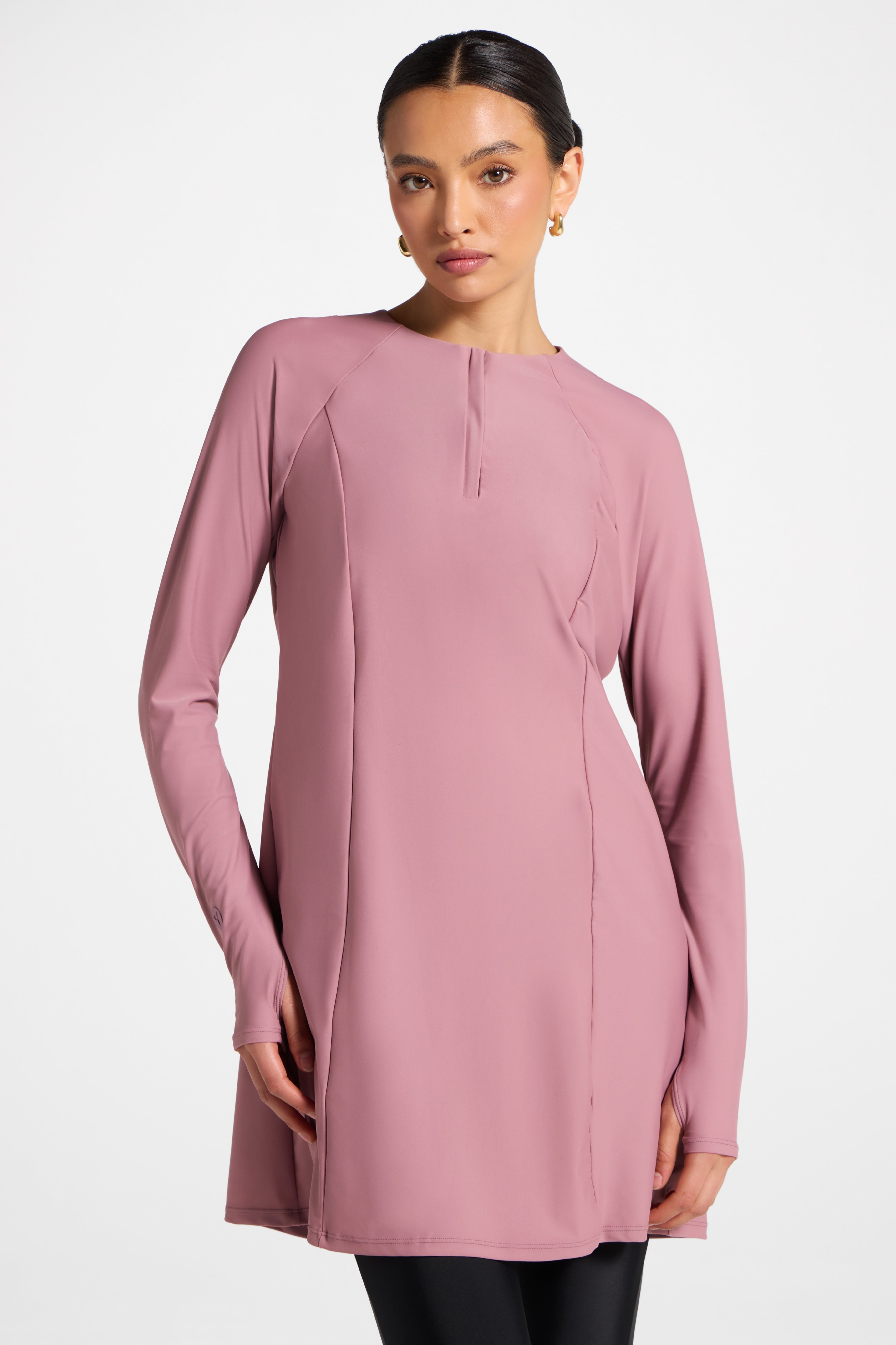 Swim Tunic - Wistful Mauve Swim Veiled