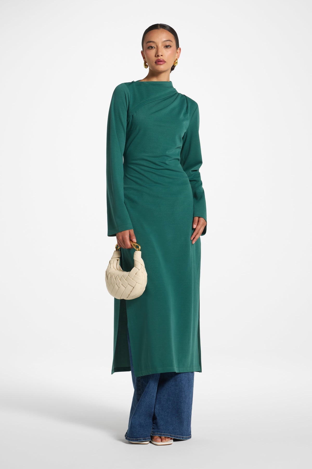 Tencel Longline Top - Pine Top Veiled