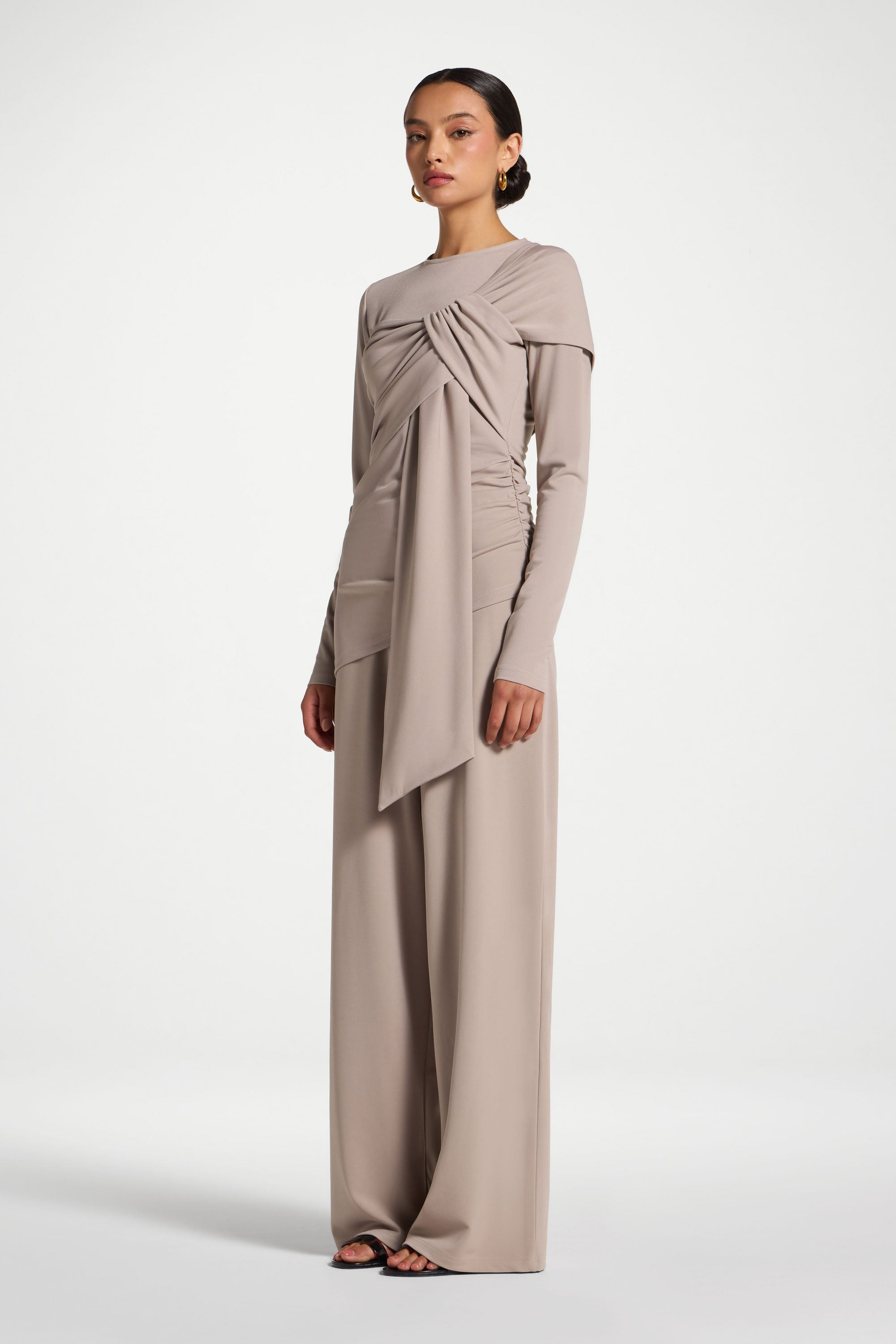 Tencel Wrap Top - Moonrock Abayas Veiled