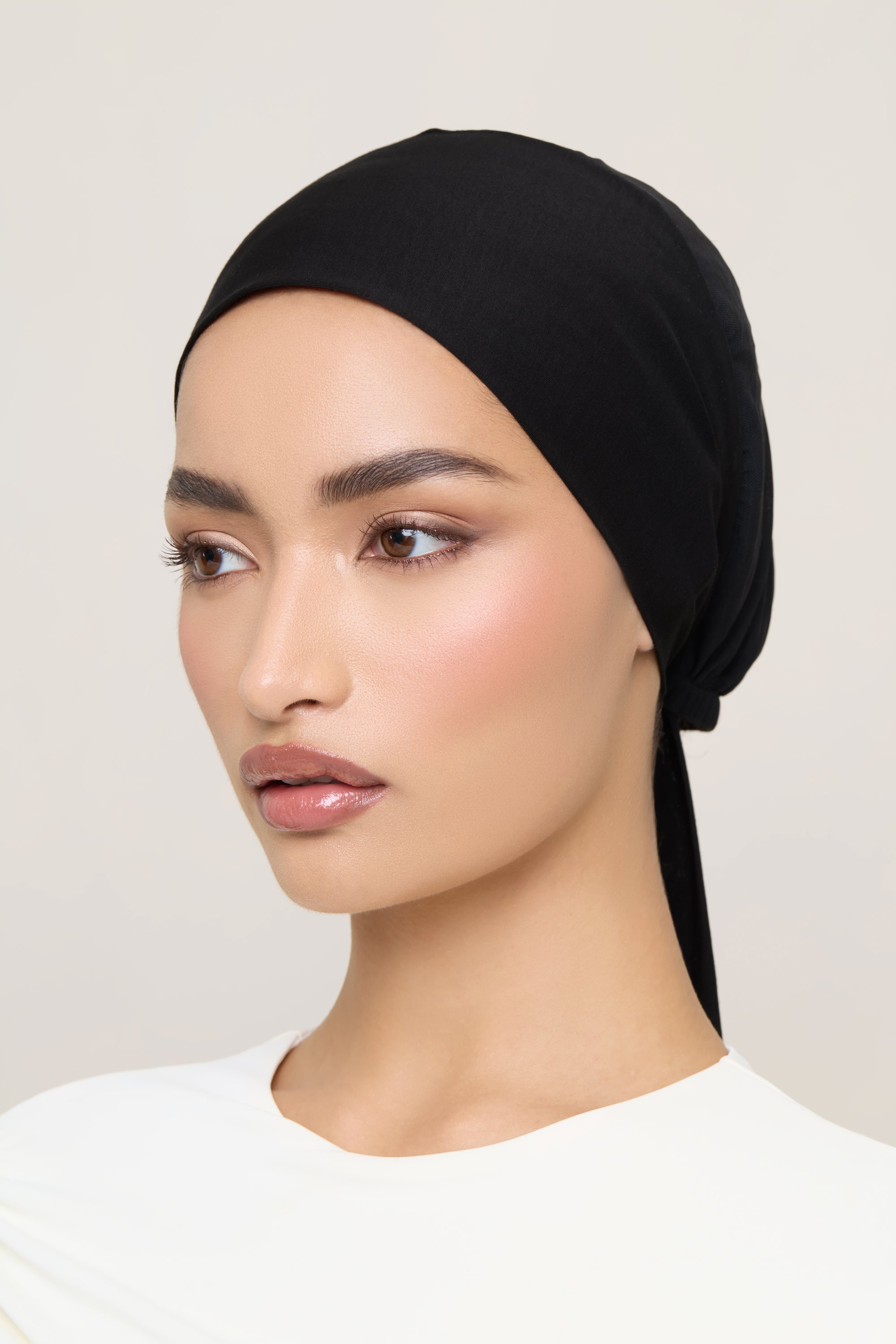 Tie Back Mesh Undercap - Black Accessories Veiled