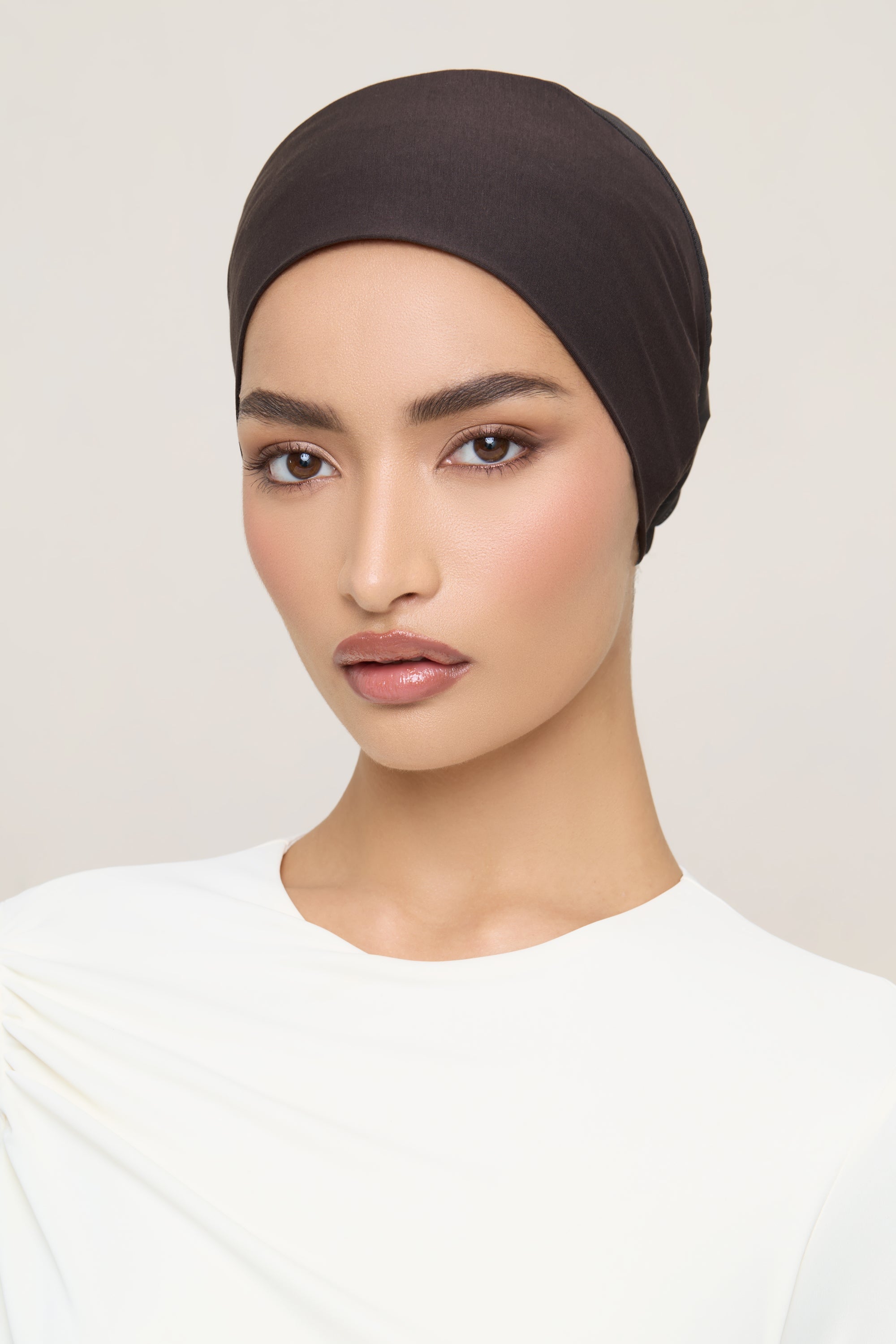 Tie Back Mesh Undercap - Chocolate Accessories Veiled