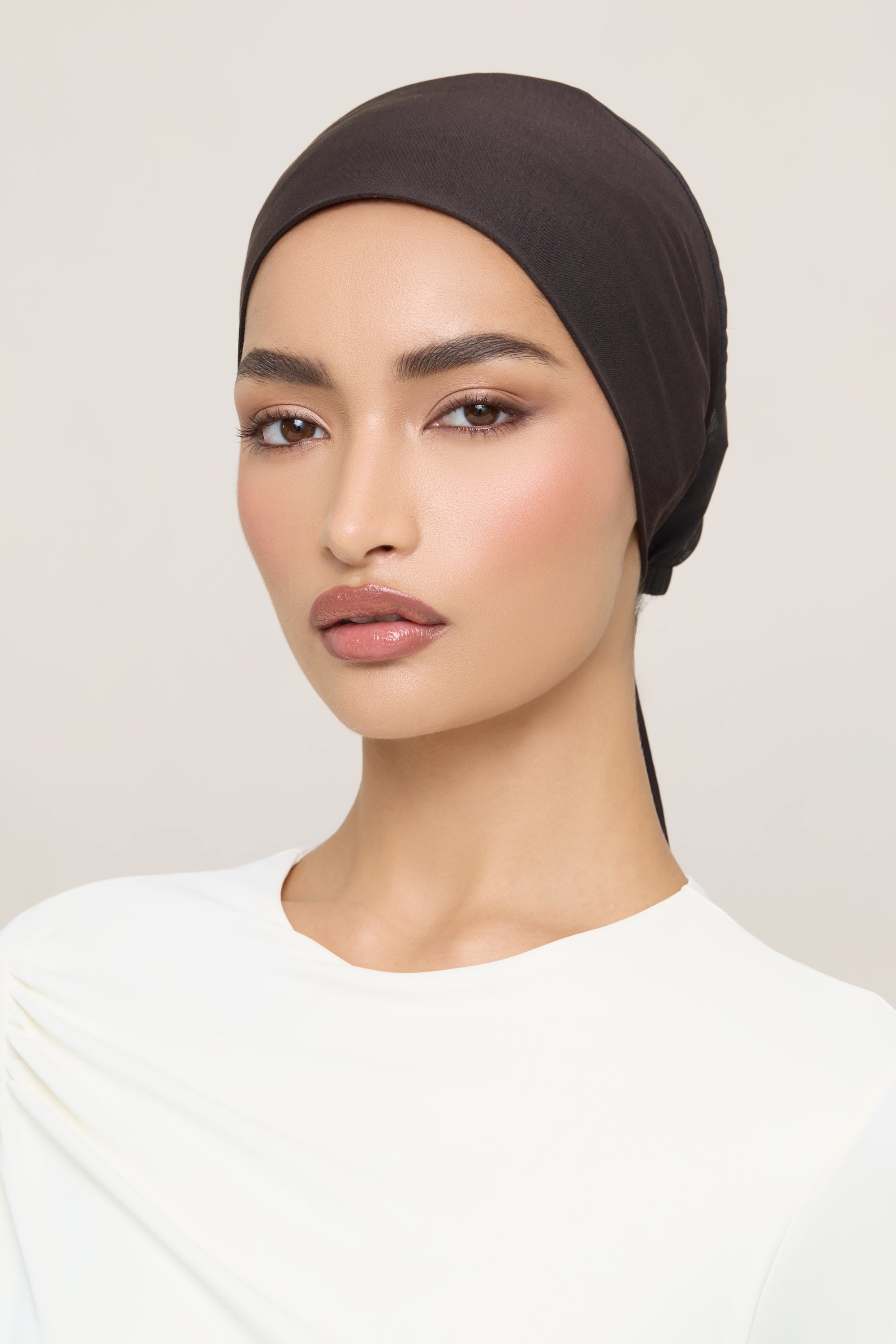 Tie Back Mesh Undercap - Chocolate Accessories Veiled