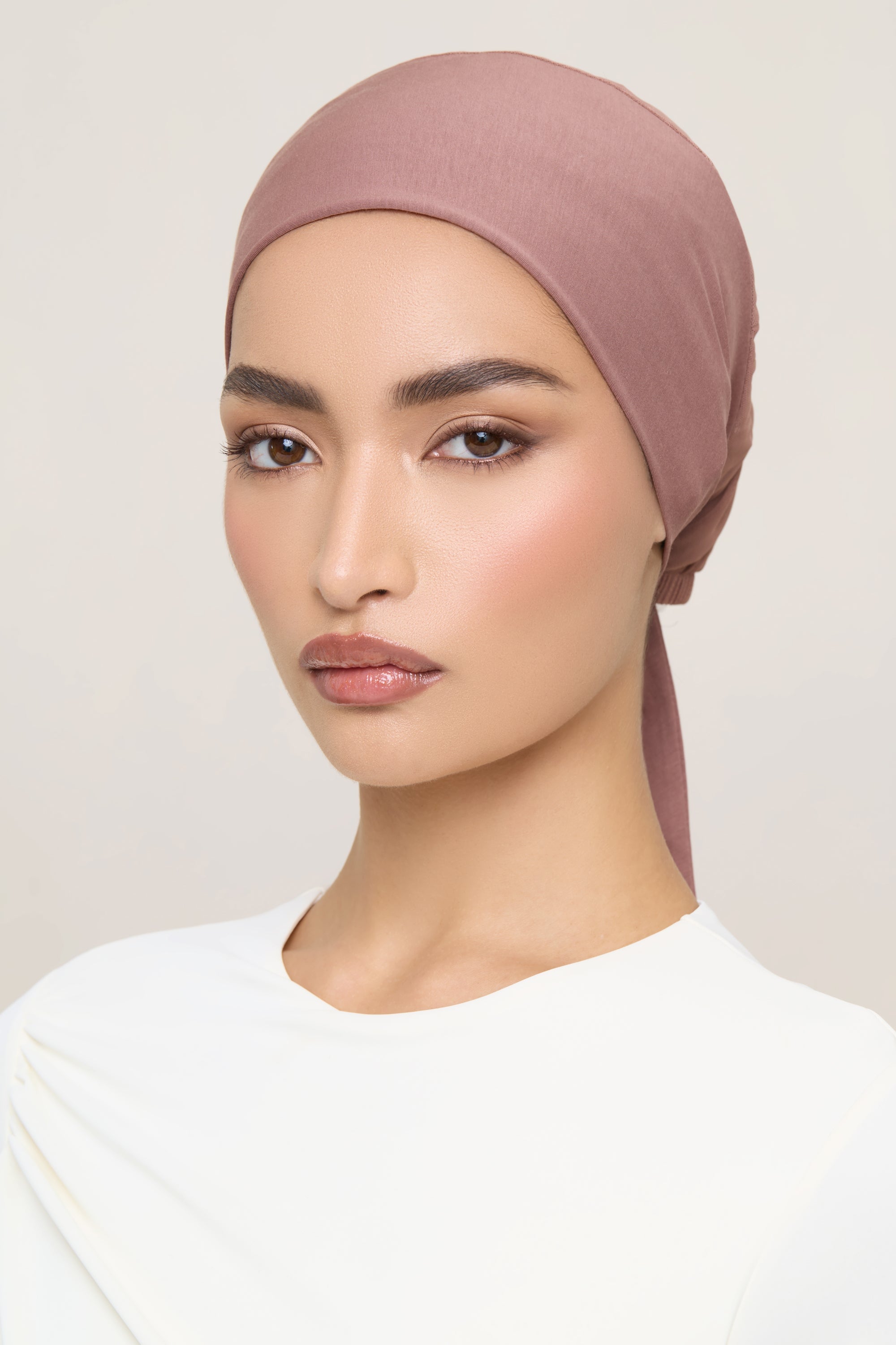 Tie Back Mesh Undercap - Nutmeg Accessories Veiled