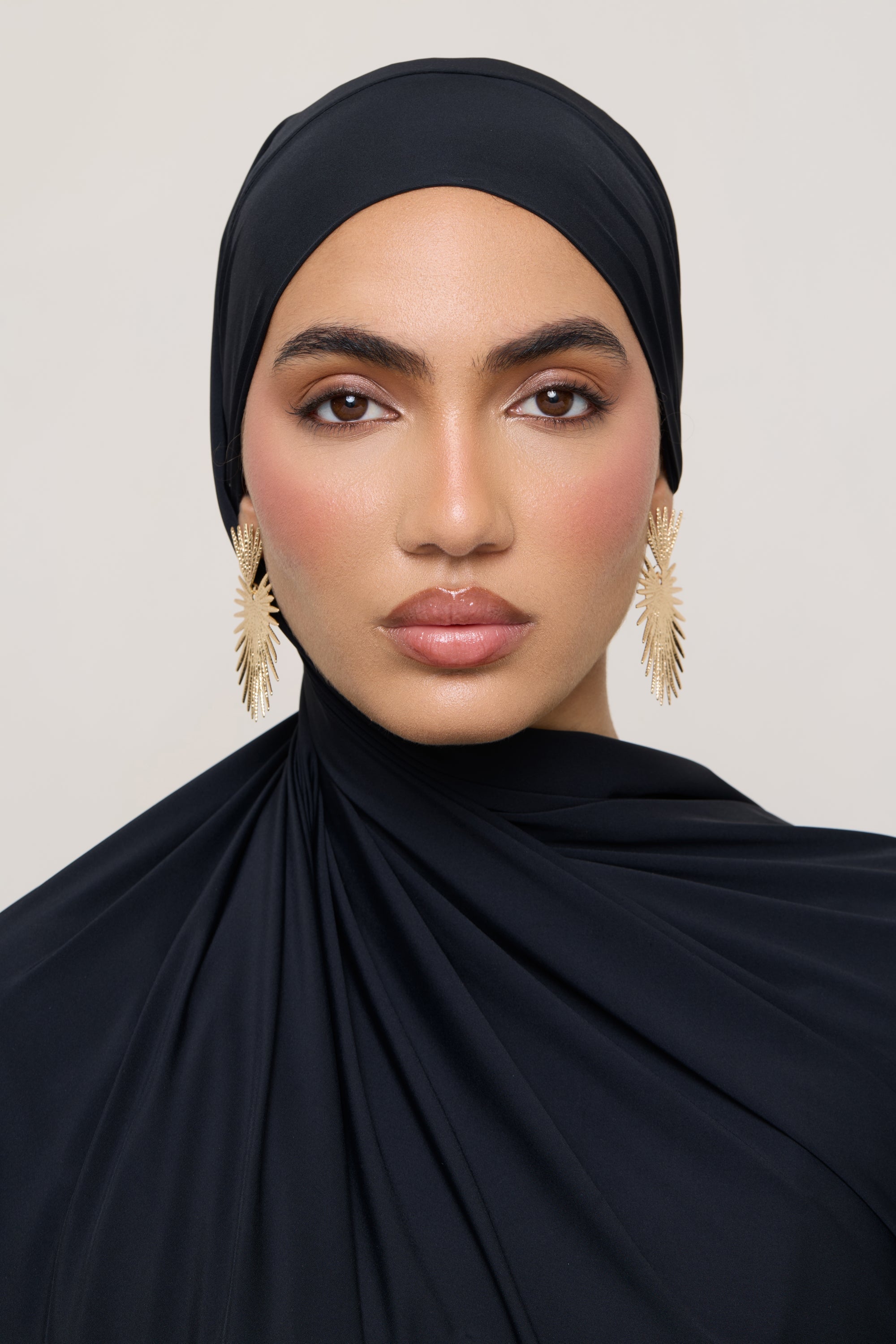 Tie Back Swim Hijab - Black Swim Veiled