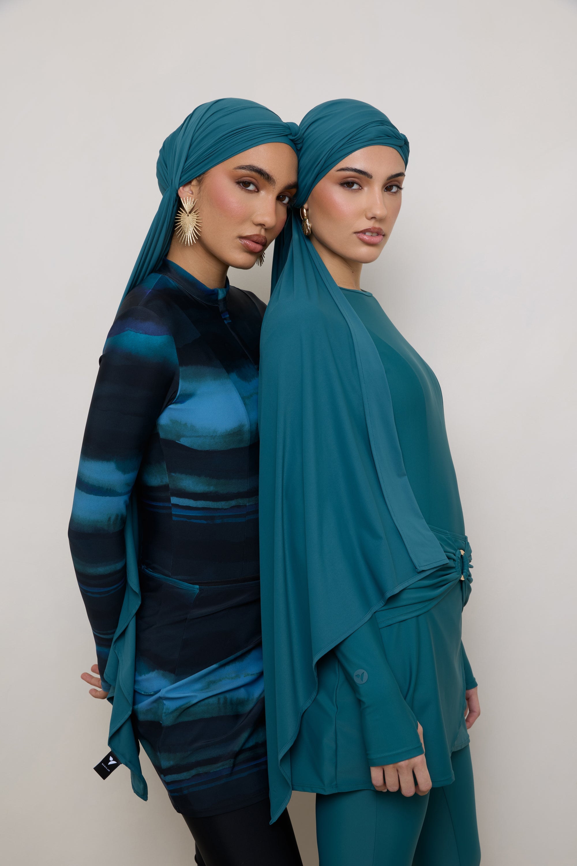 Tie Back Swim Hijab - Mediterranea Swim Veiled