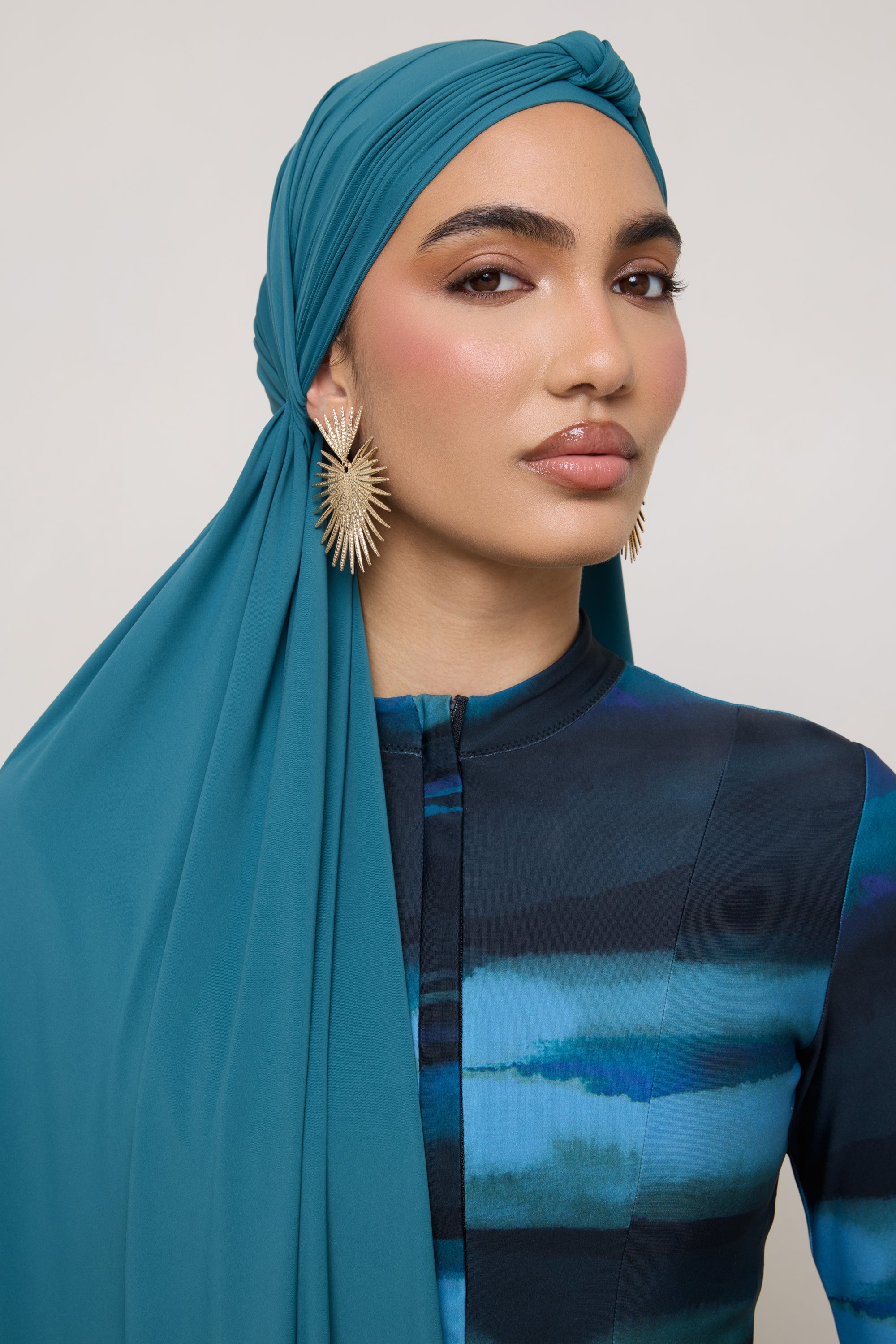 Tie Back Swim Hijab - Mediterranea Swim Veiled