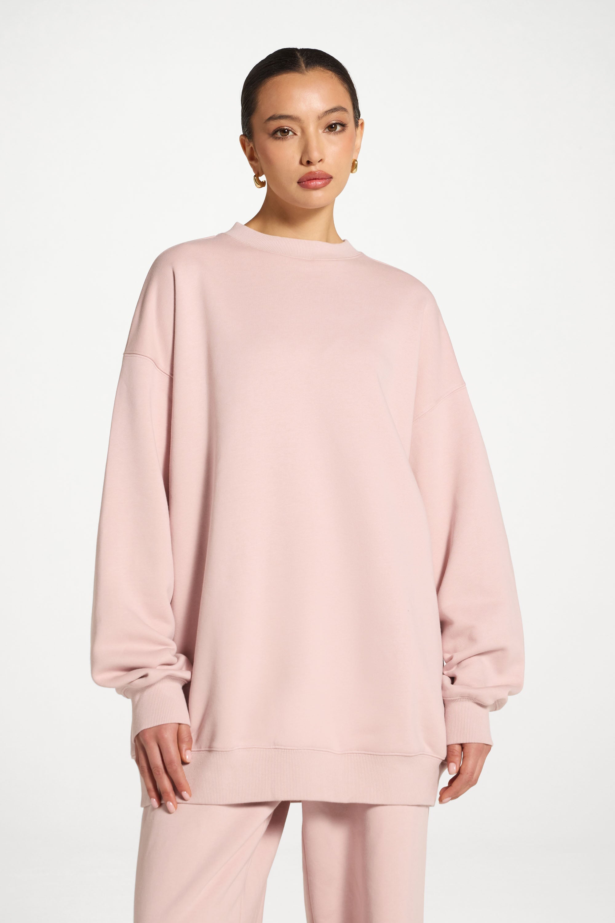 Unisex Crew Neck Sweatshirt - Midnight Mauve Abayas Veiled