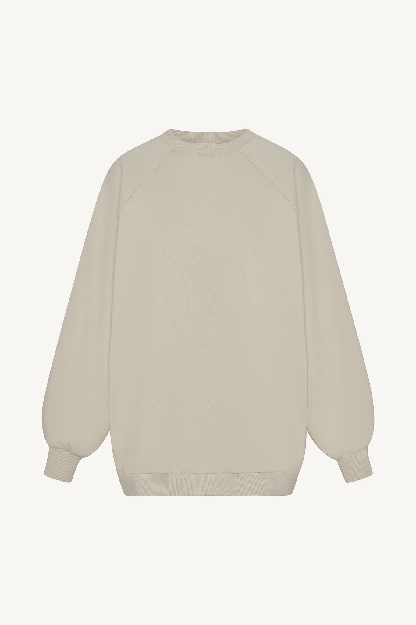 Unisex Raglan Sleeve Sweatshirt - Stone Abayas Veiled