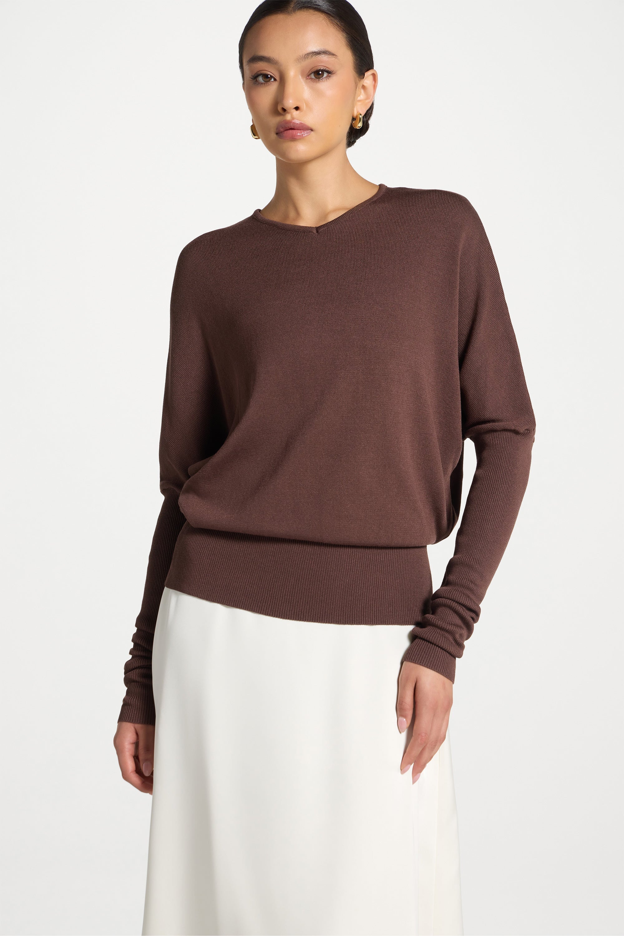 Viscose Knit Top - Qahwah Abayas Veiled