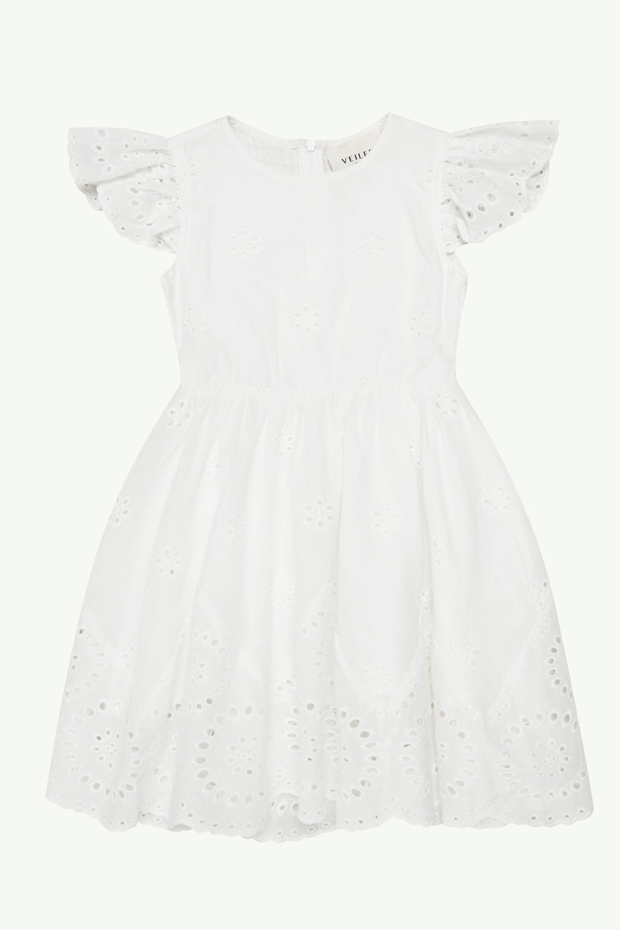 White Eyelet Dress (Girls) Clothing Veiled
