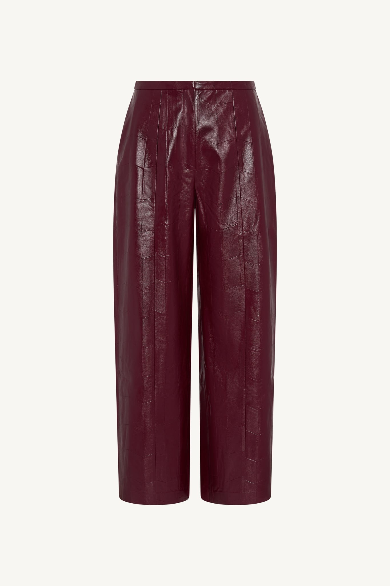 Wide Leg Leather Pants - Fig Abayas Veiled