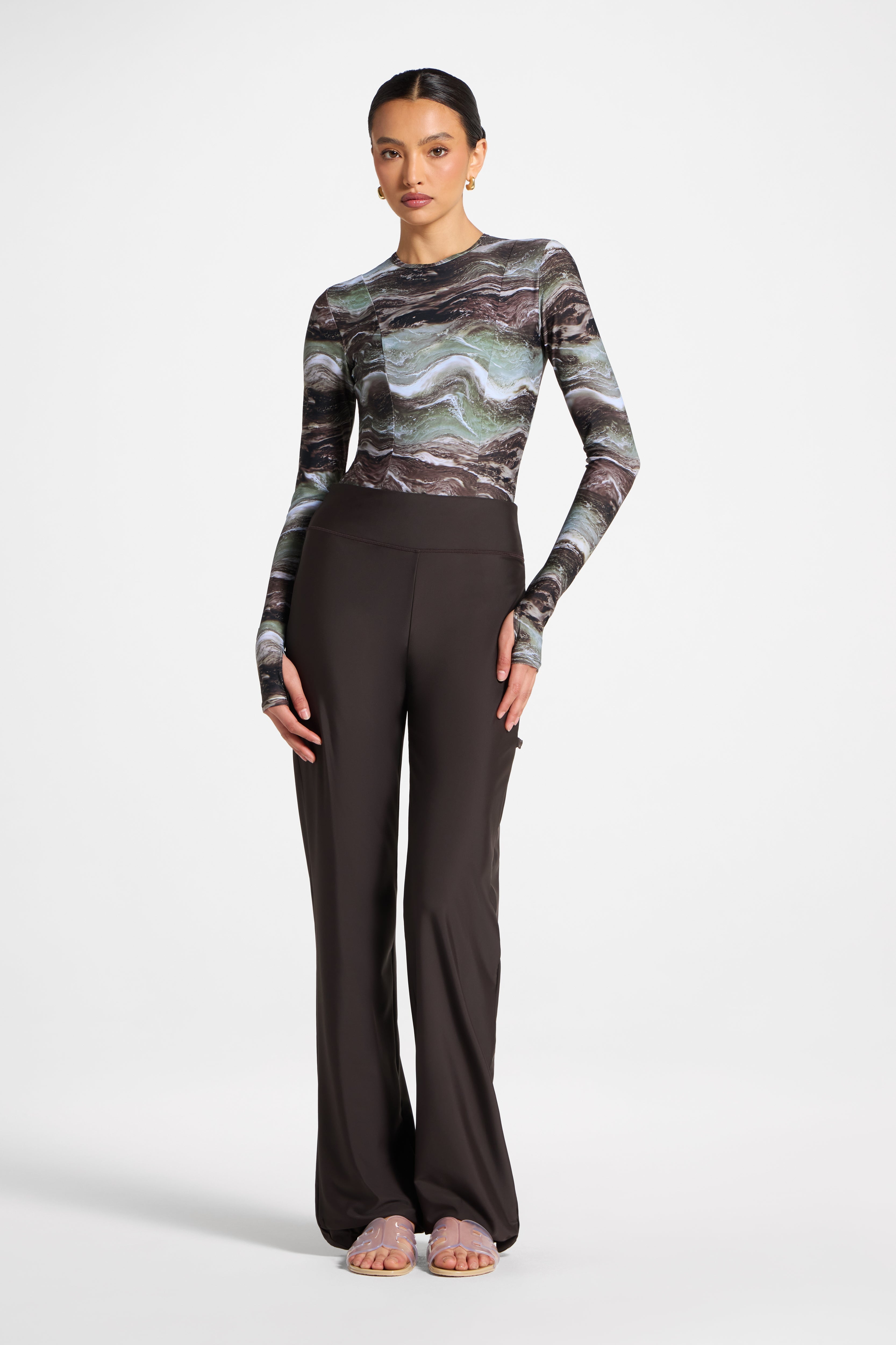 Wide Leg Swim Pants - Cove Swim Veiled