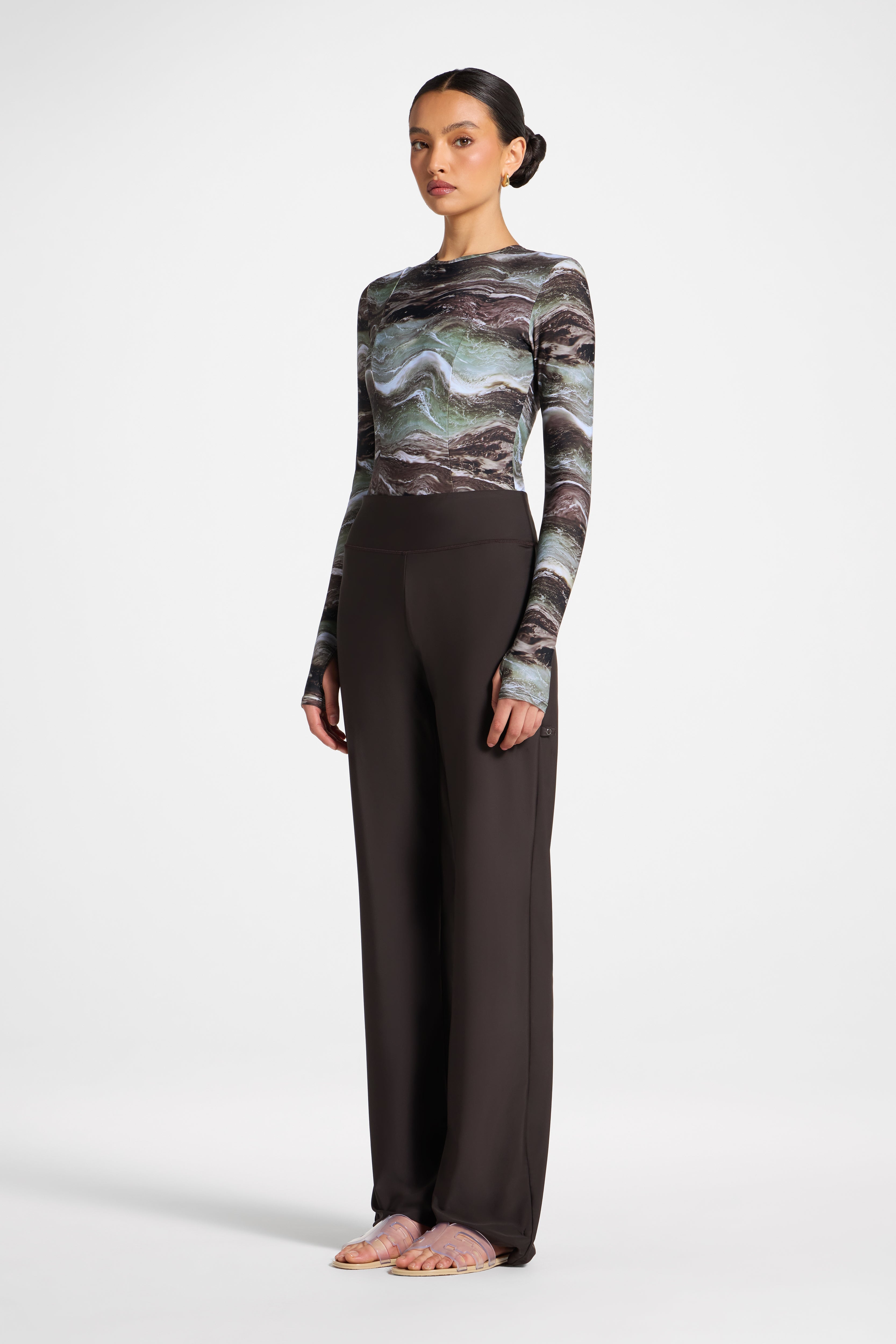 Wide Leg Swim Pants - Cove Swim Veiled