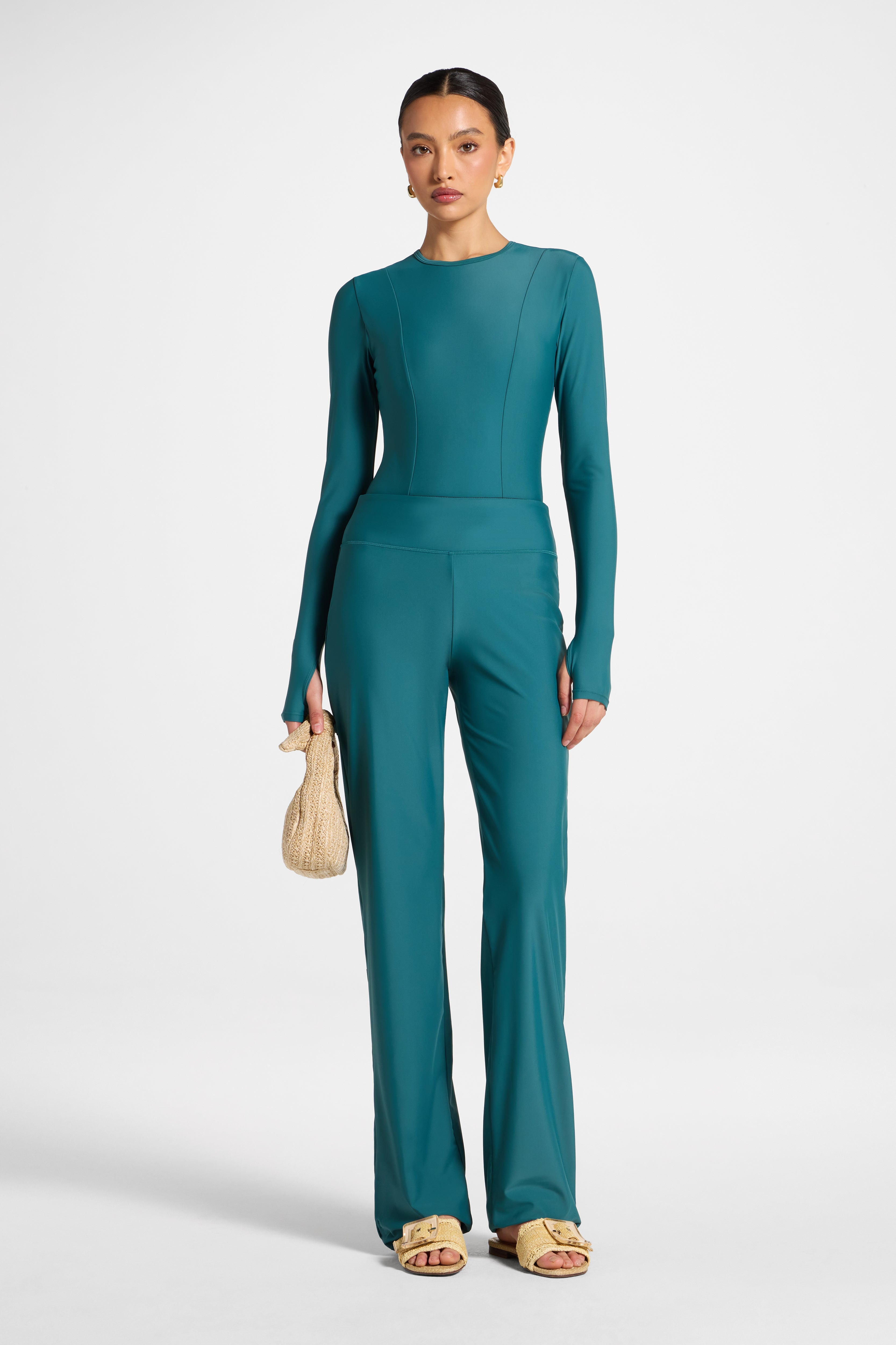 Wide Leg Swim Pants - Mediterranea Swim Veiled