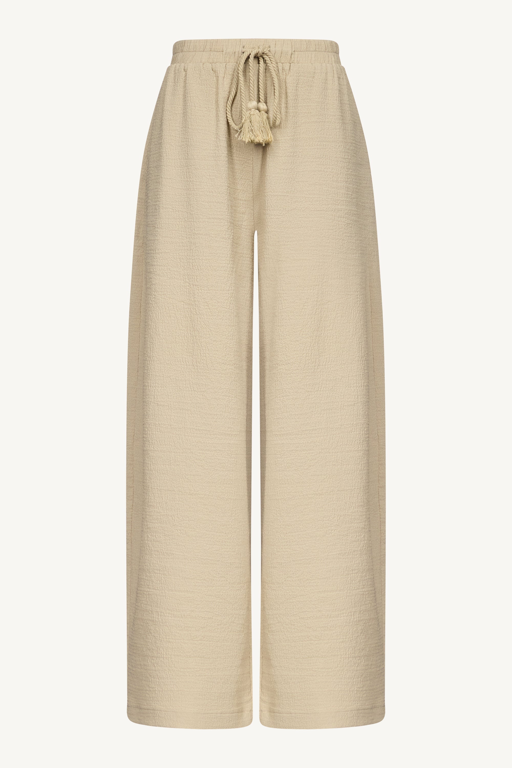 Wide Leg Tassel Pants Dresses Veiled