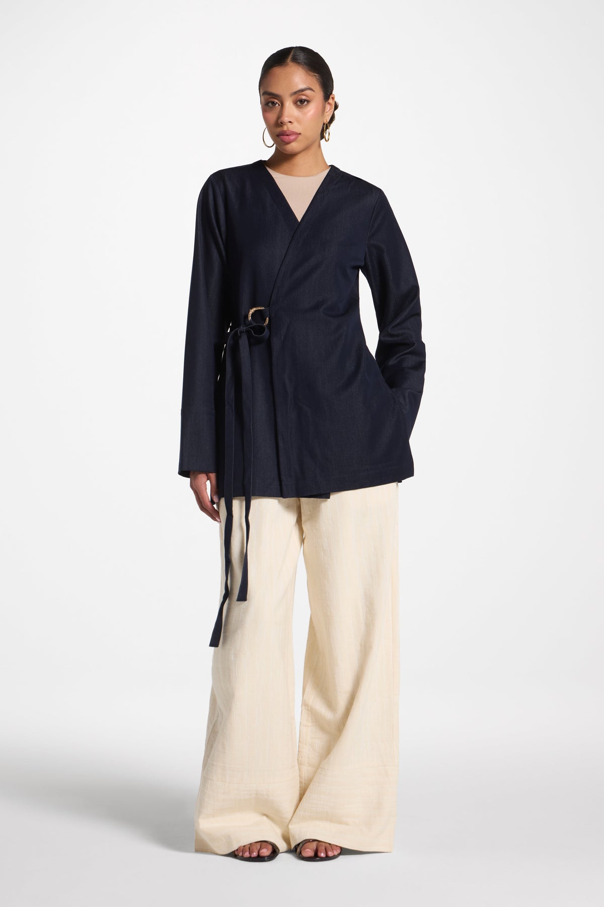 Wrap Top - Ink Abayas Veiled