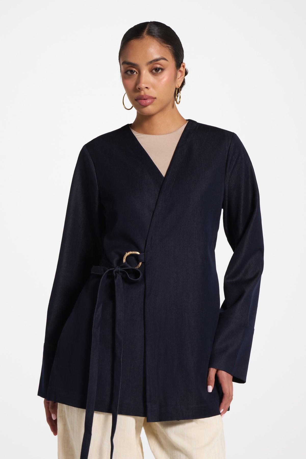 Wrap Top - Ink Abayas Veiled