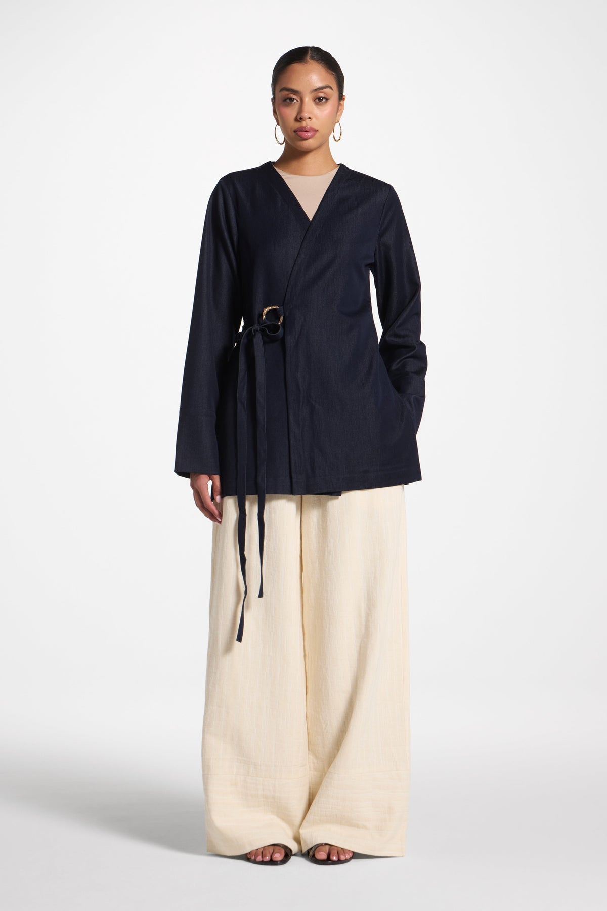 Wrap Top - Ink Abayas Veiled