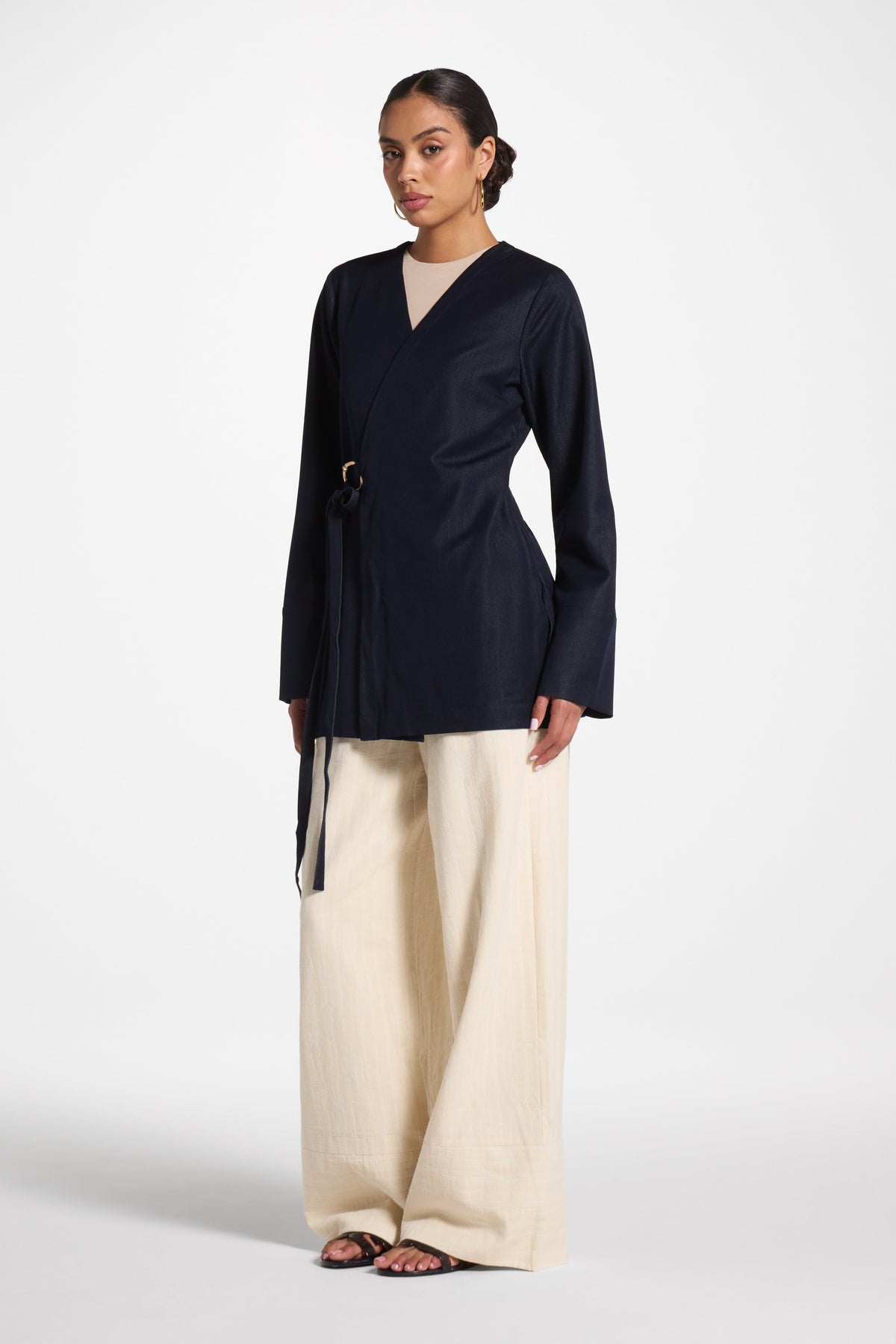 Wrap Top - Ink Abayas Veiled