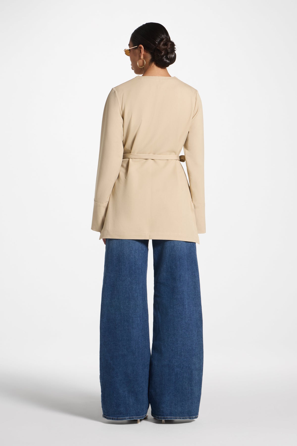 Wrap Top - Sand Abayas Veiled