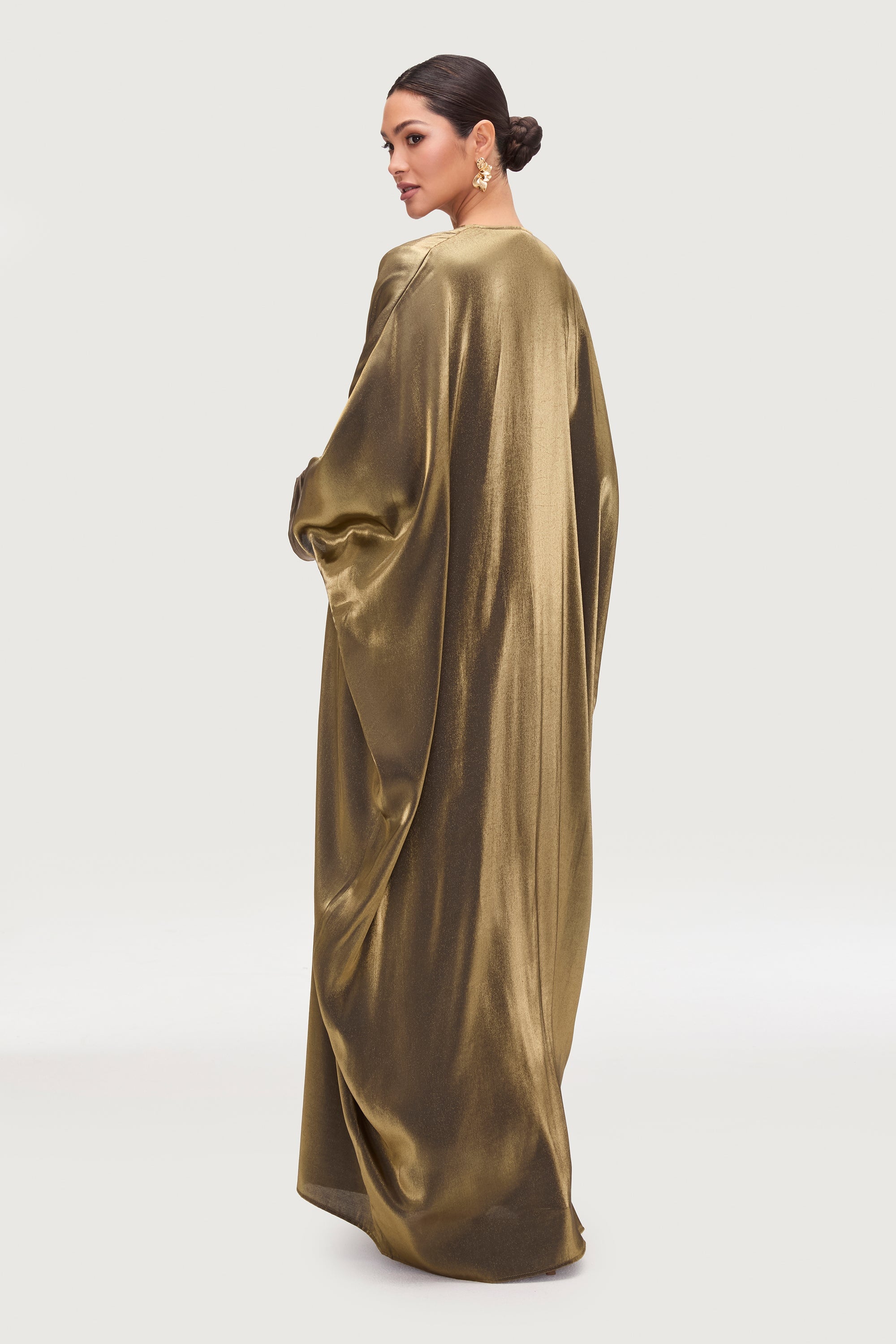 Zara Satin Open Abaya - Zaytoon Abayas Veiled