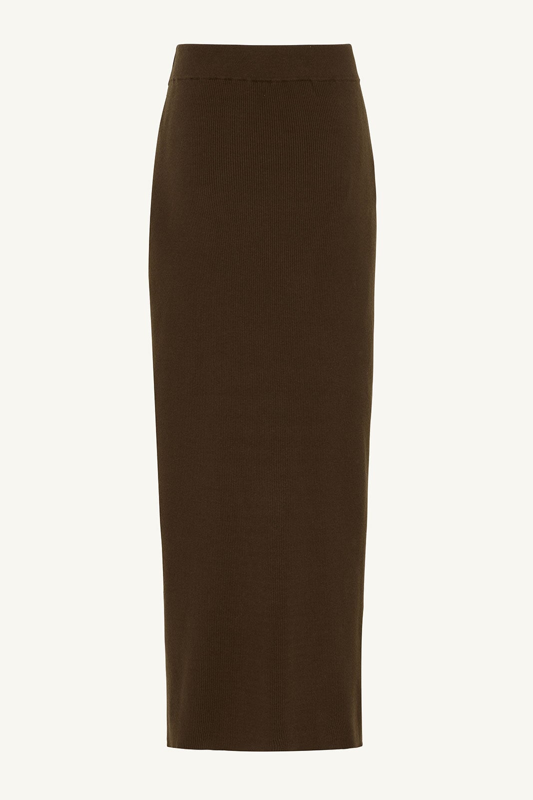 Alara Faux Wrap Knit Maxi Skirt - Chocolate Brown Clothing epschoolboard 