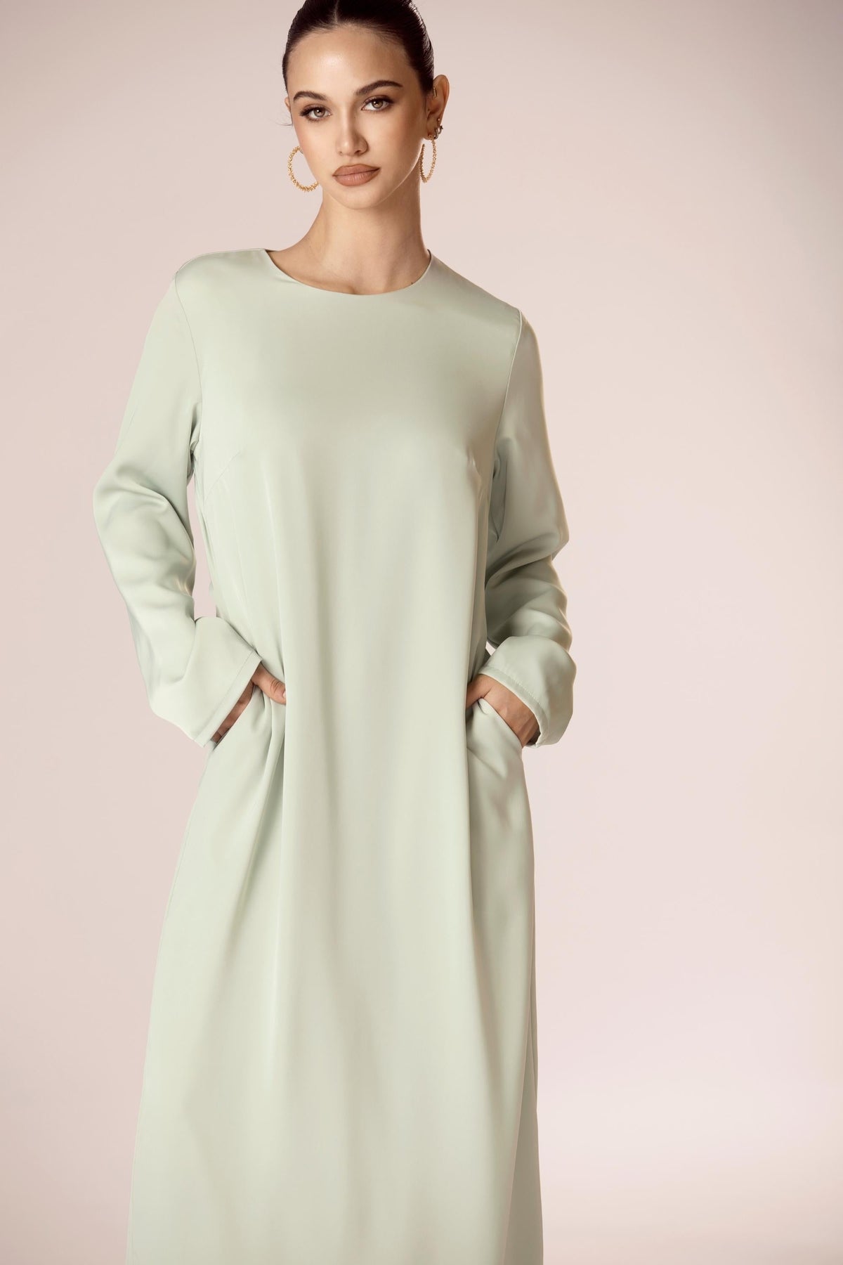 Angelina Maxi Slip Dress - Mint Green saigonodysseyhotel 