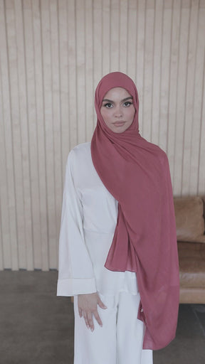 Premium Modal Hijab - Dusty Cedar