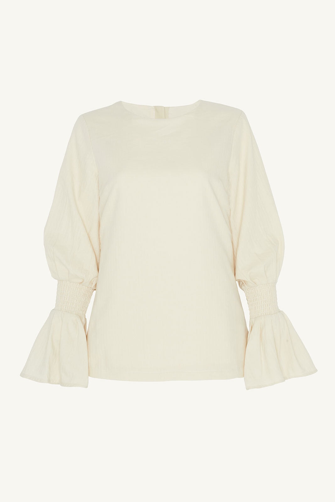 Bea Bell Sleeve Top - Off White Clothing epschoolboard 