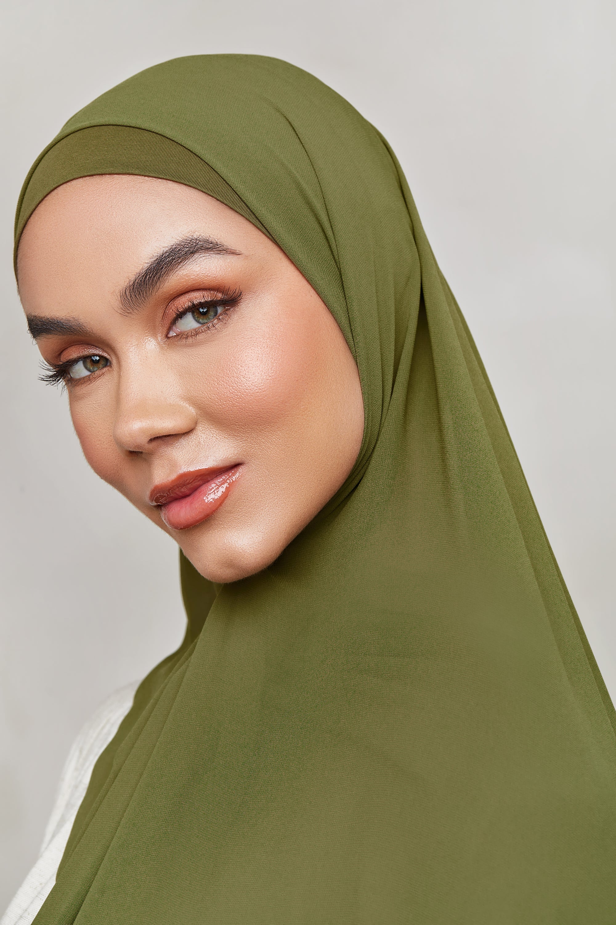 Chiffon LITE Hijab - Avocado Veiled