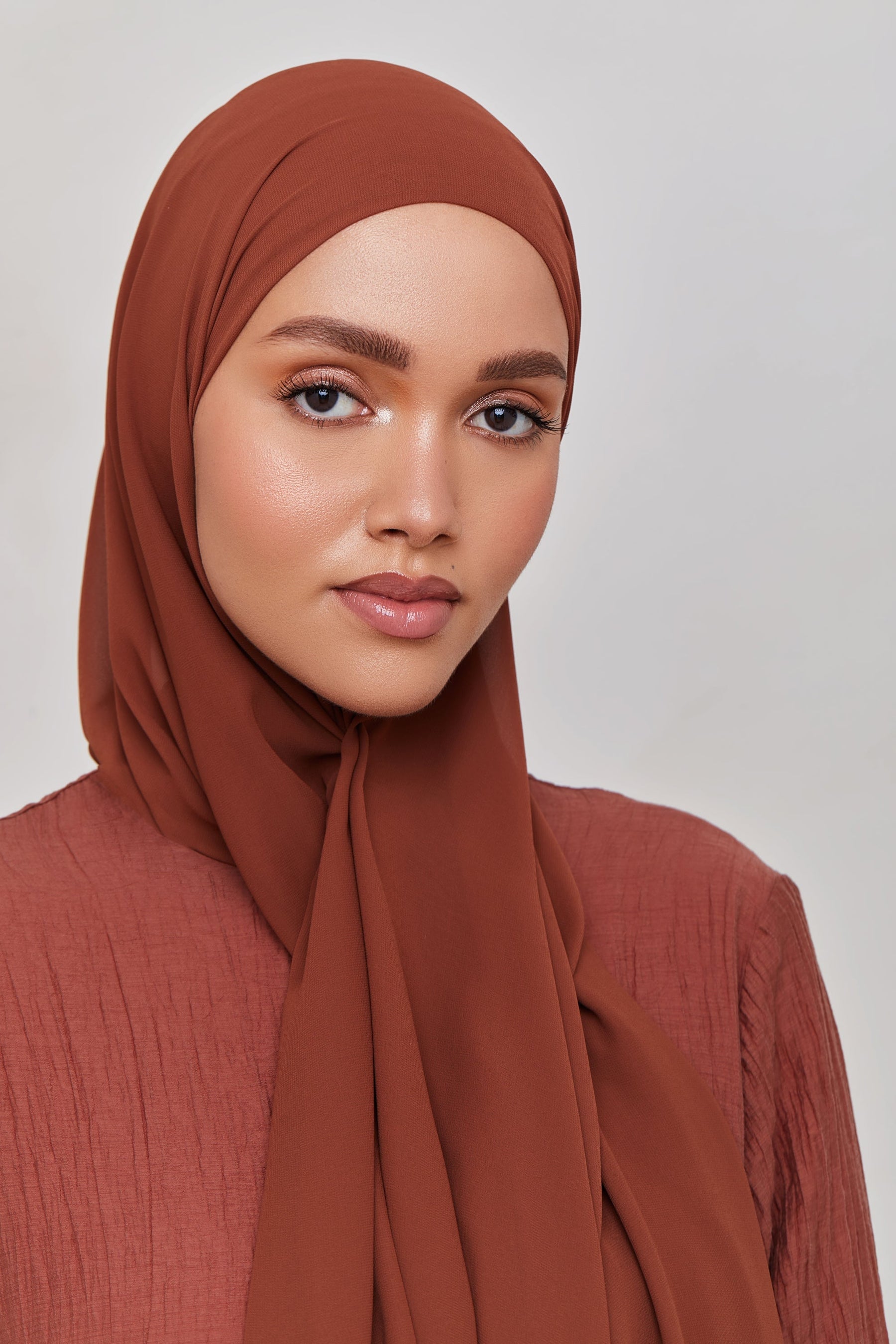 Chiffon LITE Hijab - Brown Out epschoolboard 