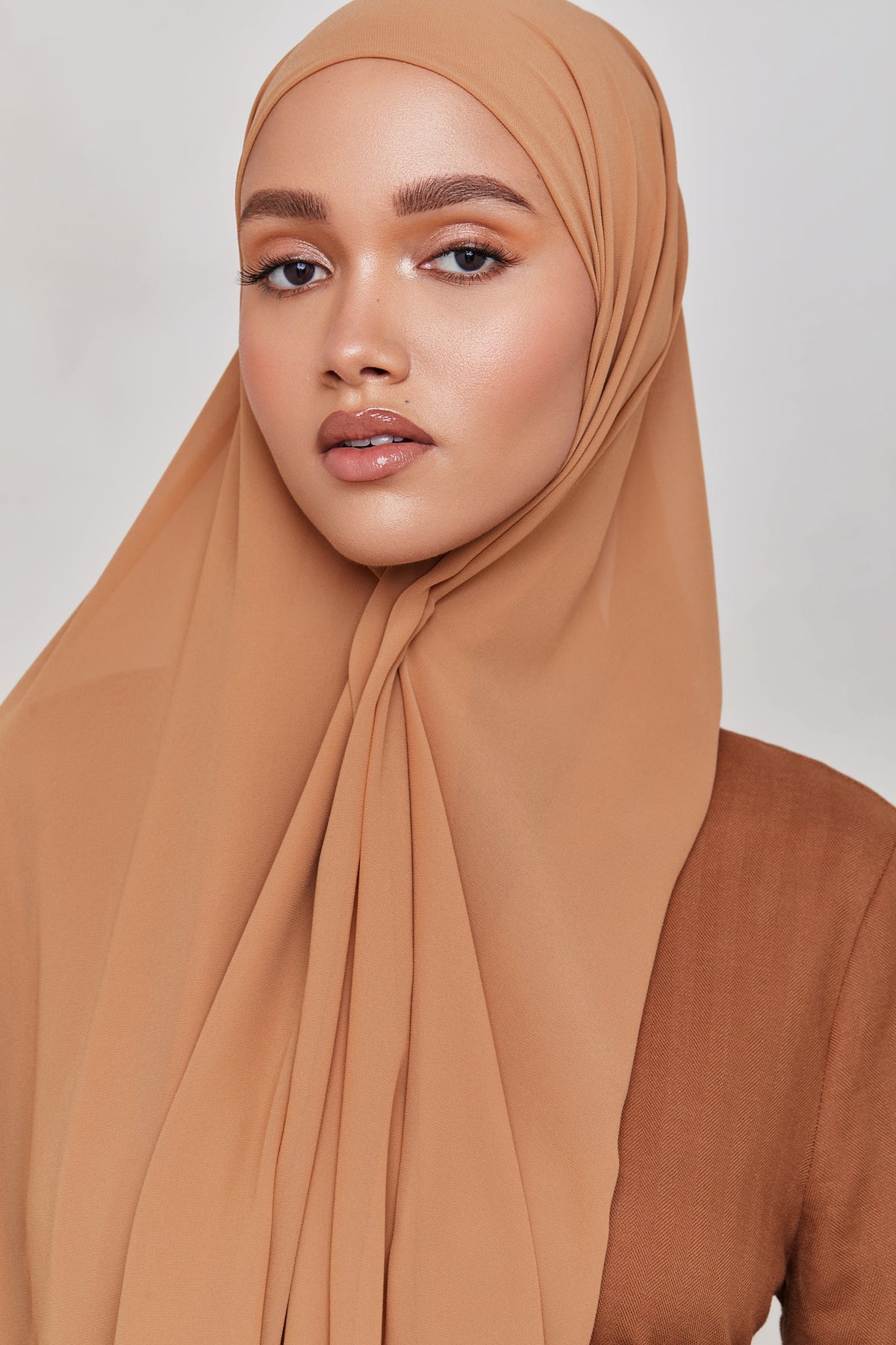 Chiffon LITE Hijab - Brown Sugar epschoolboard 