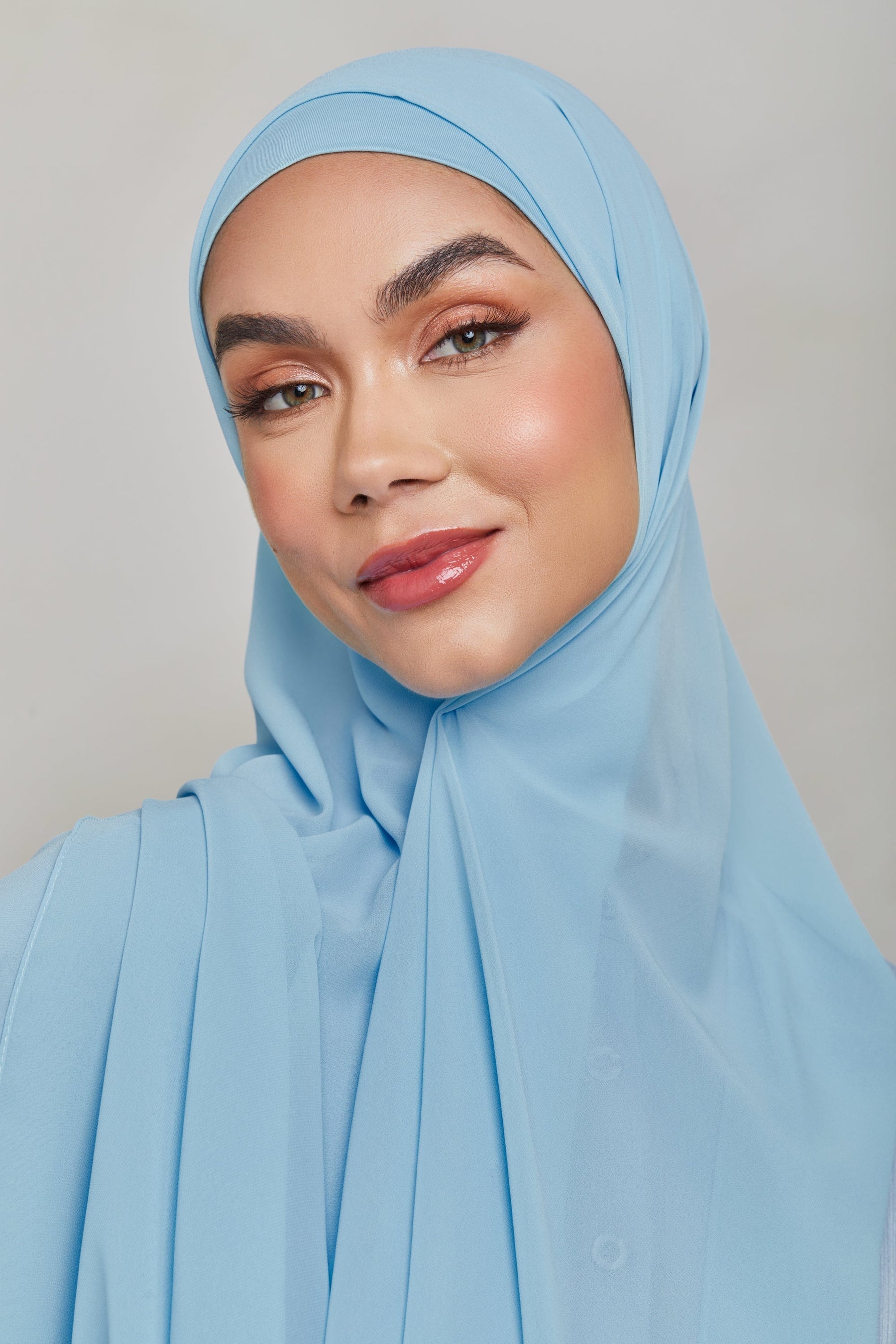 Chiffon LITE Hijab - Clear Sky epschoolboard 