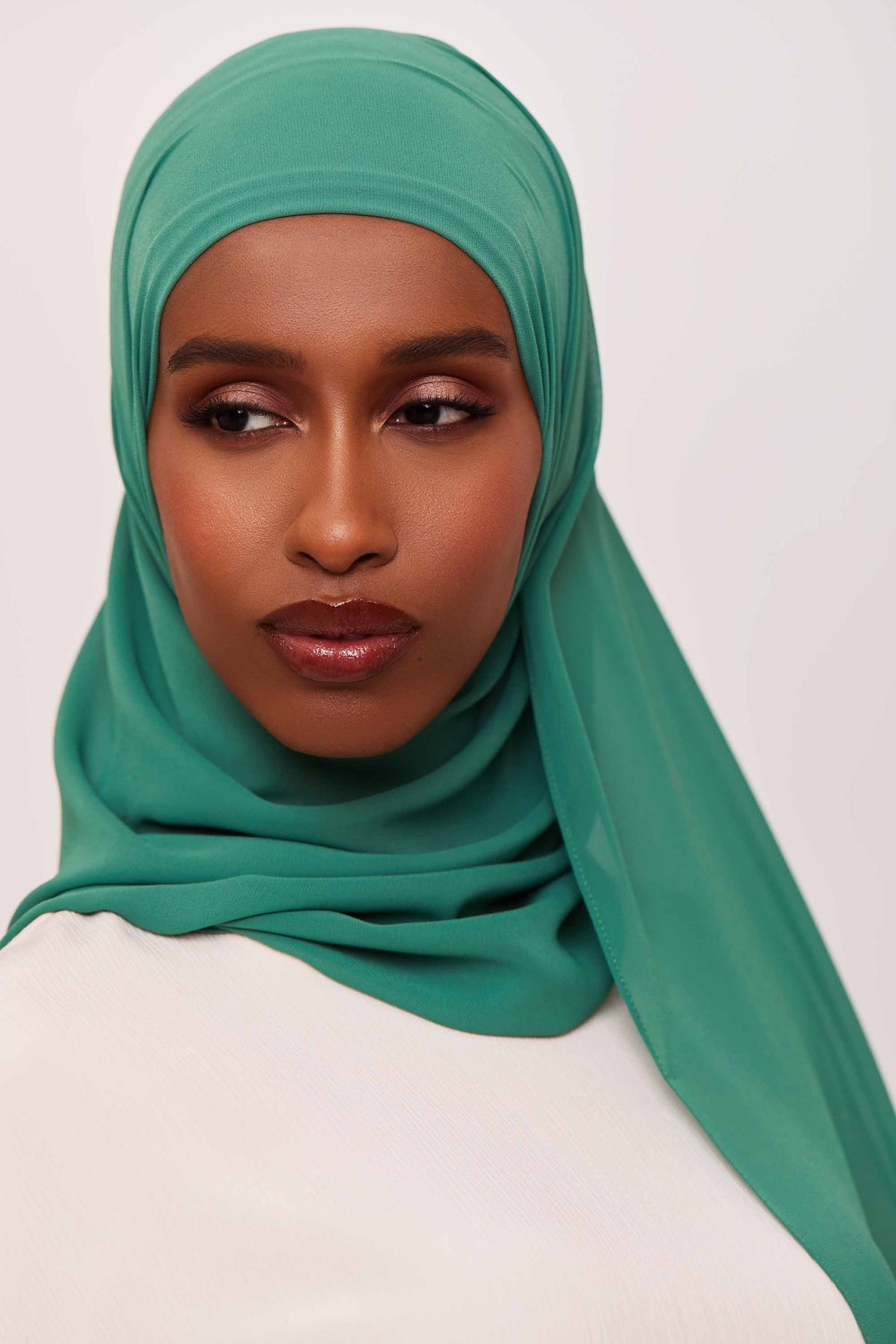 Chiffon LITE Hijab - Foliage Green Accessories epschoolboard 