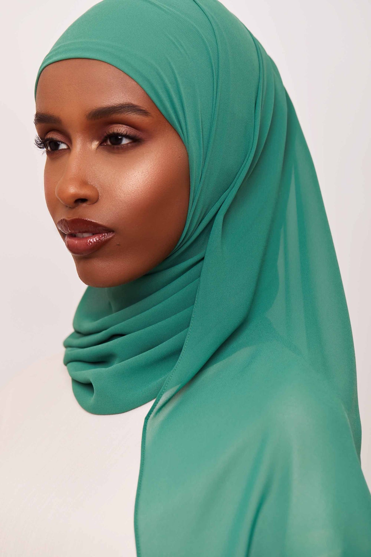 Chiffon LITE Hijab - Foliage Green Accessories epschoolboard 