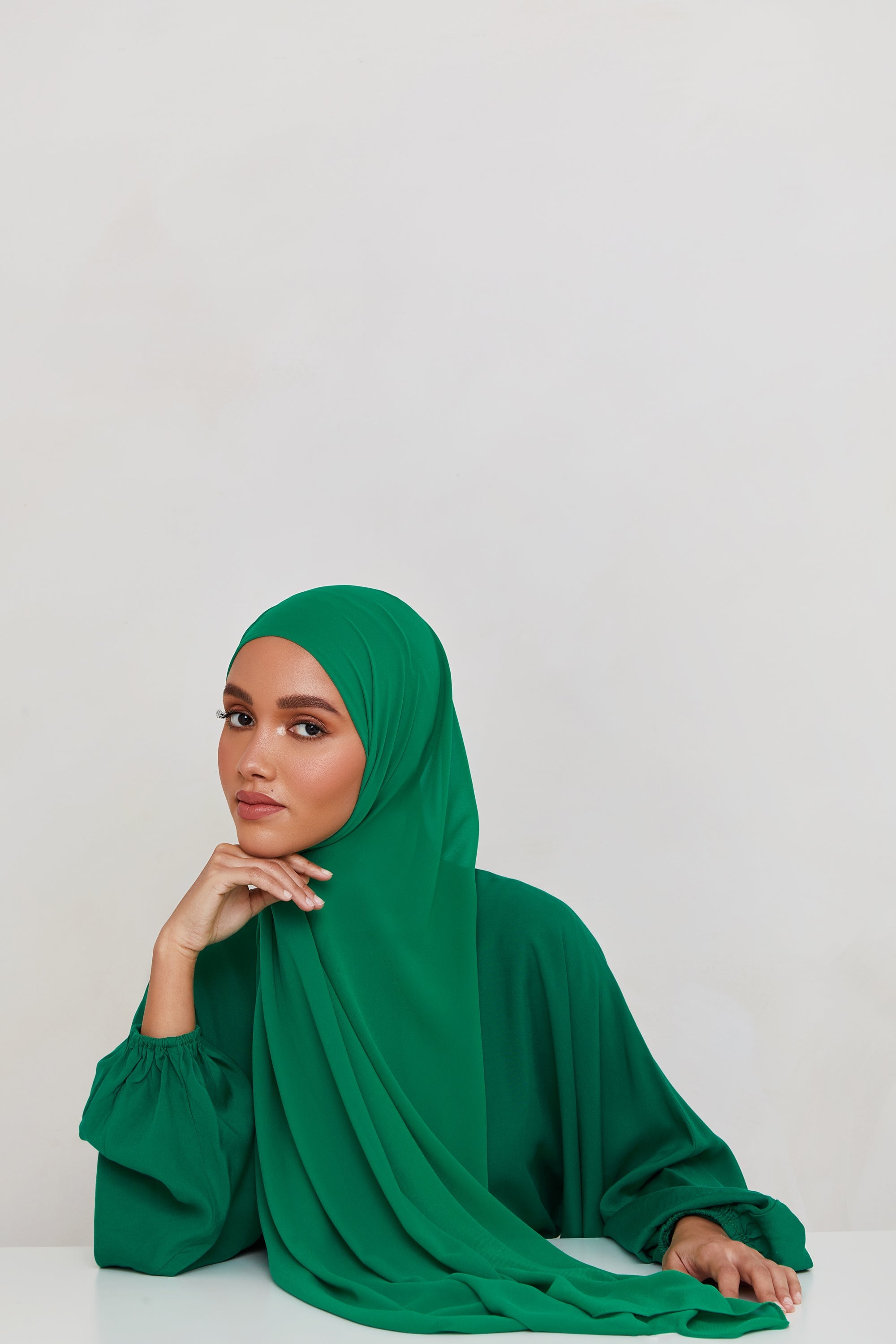 Chiffon LITE Hijab - Jade Veiled