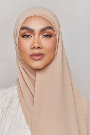 Chiffon LITE Hijab - Light Taupe saigonodysseyhotel 