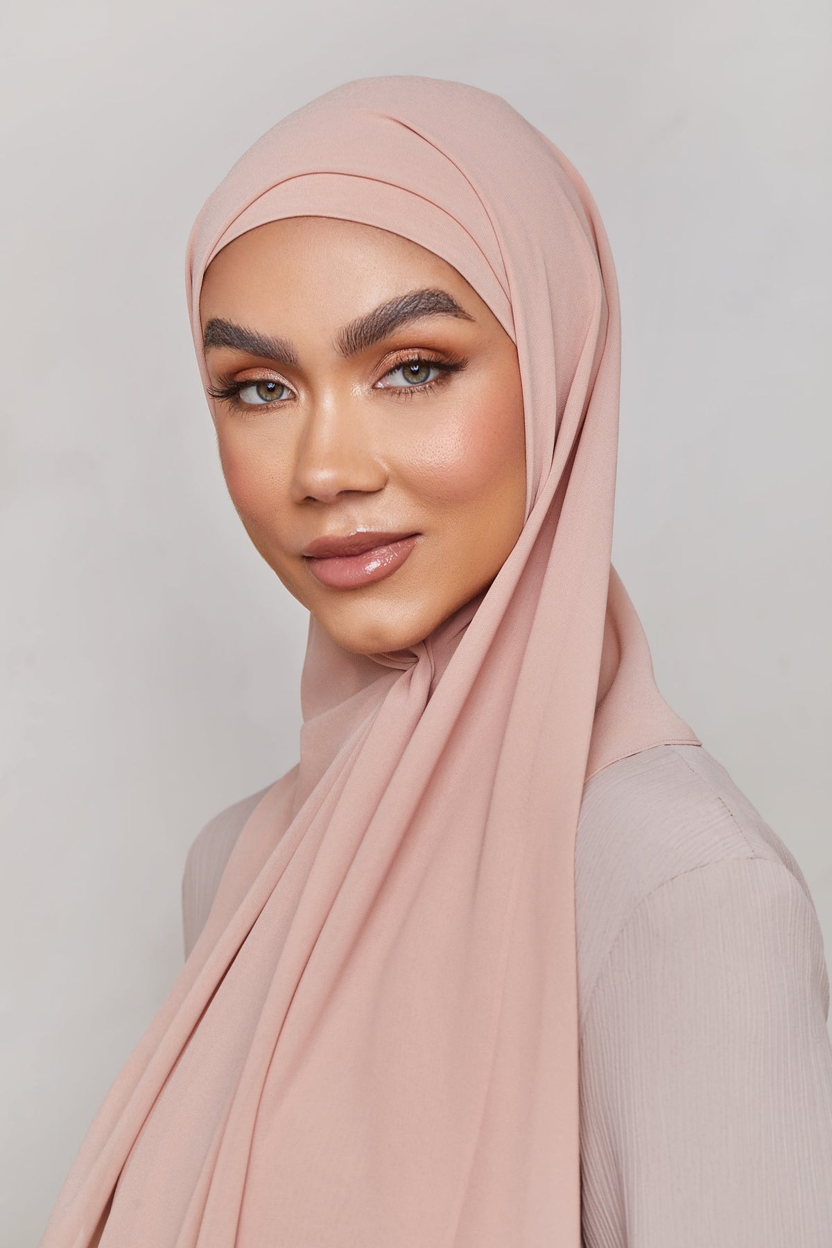 Chiffon LITE Hijab - Mahogany Rose epschoolboard 
