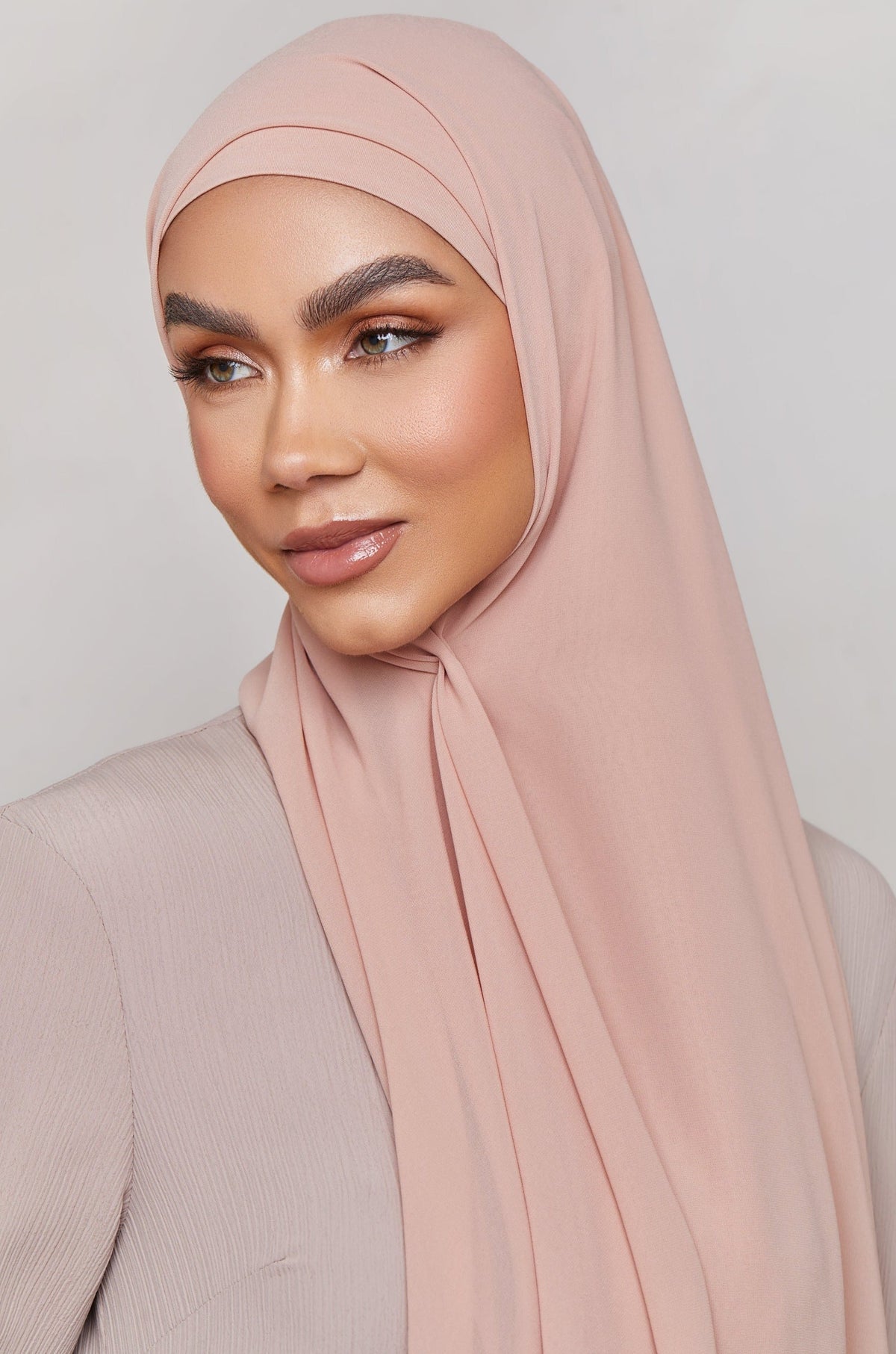 Chiffon LITE Hijab - Mahogany Rose epschoolboard 